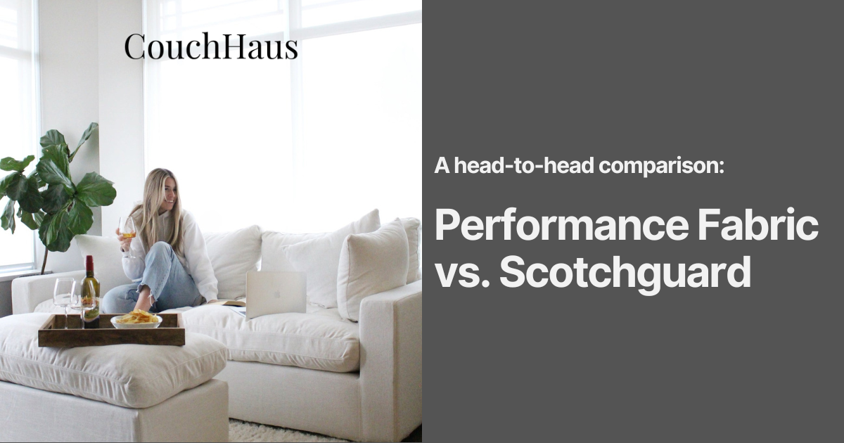 Performance Fabric vs. Scotchgard: A Head-to-Head Comparison | Couch Haus