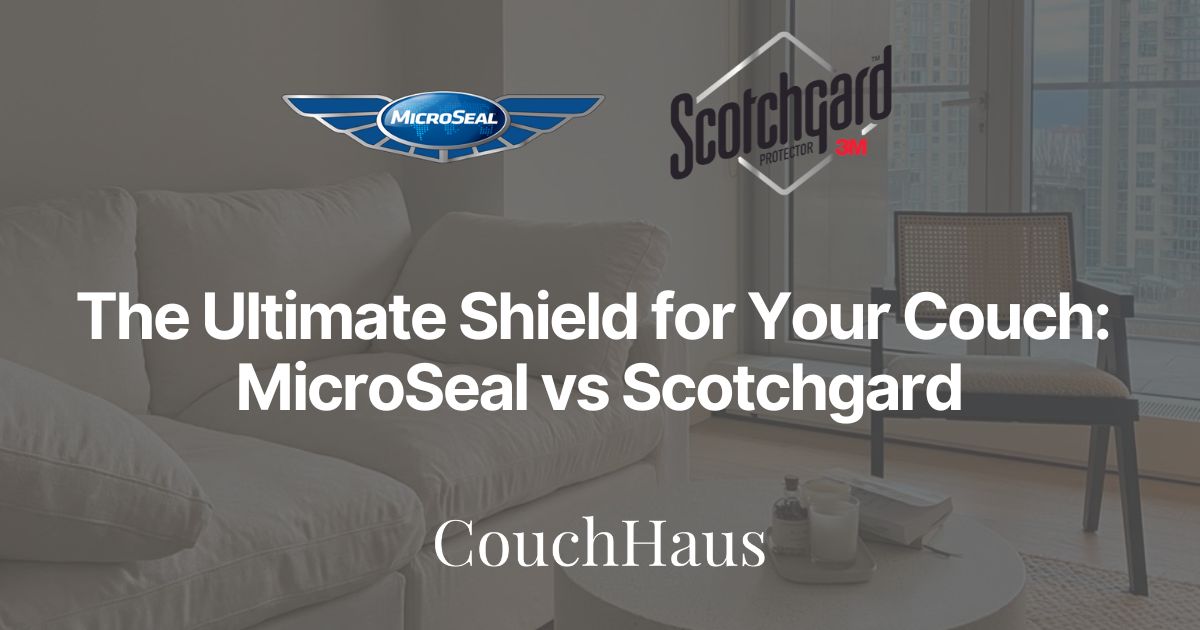 The Ultimate Shield for Your Couch: MicroSeal vs Scotchgard | Couch Haus