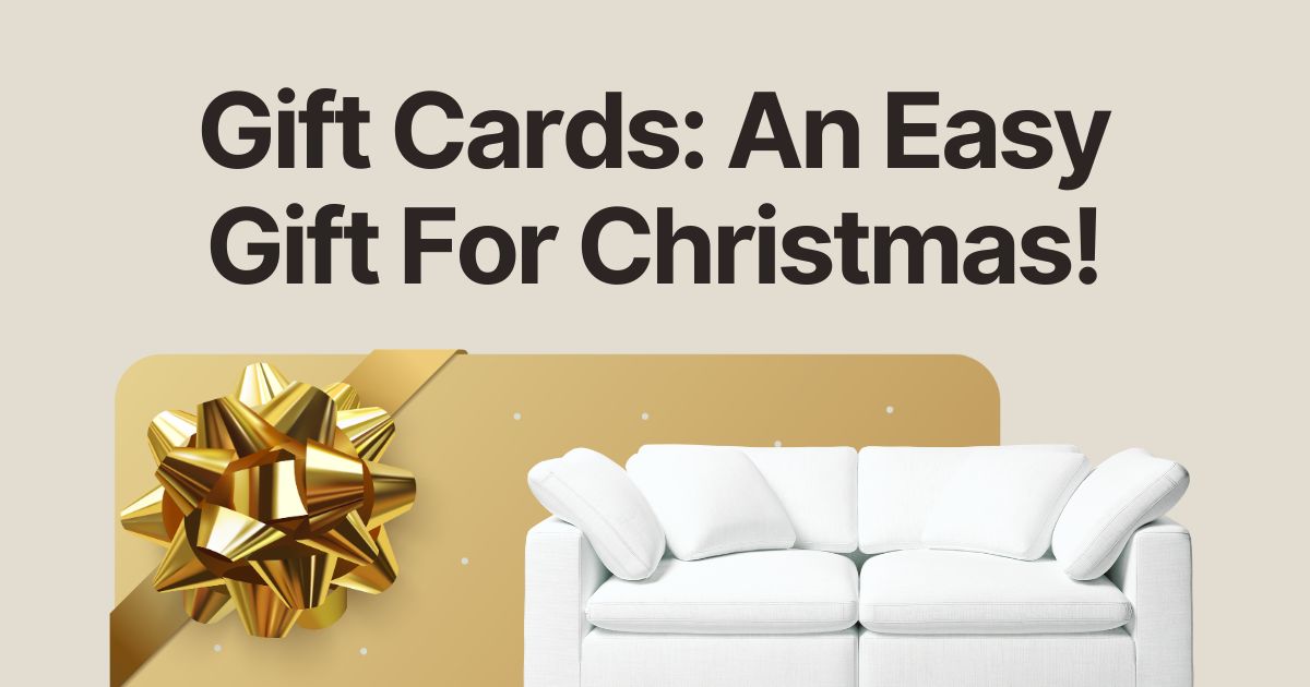 Gift Cards: An Easy Gift for Christmas | Couch Haus