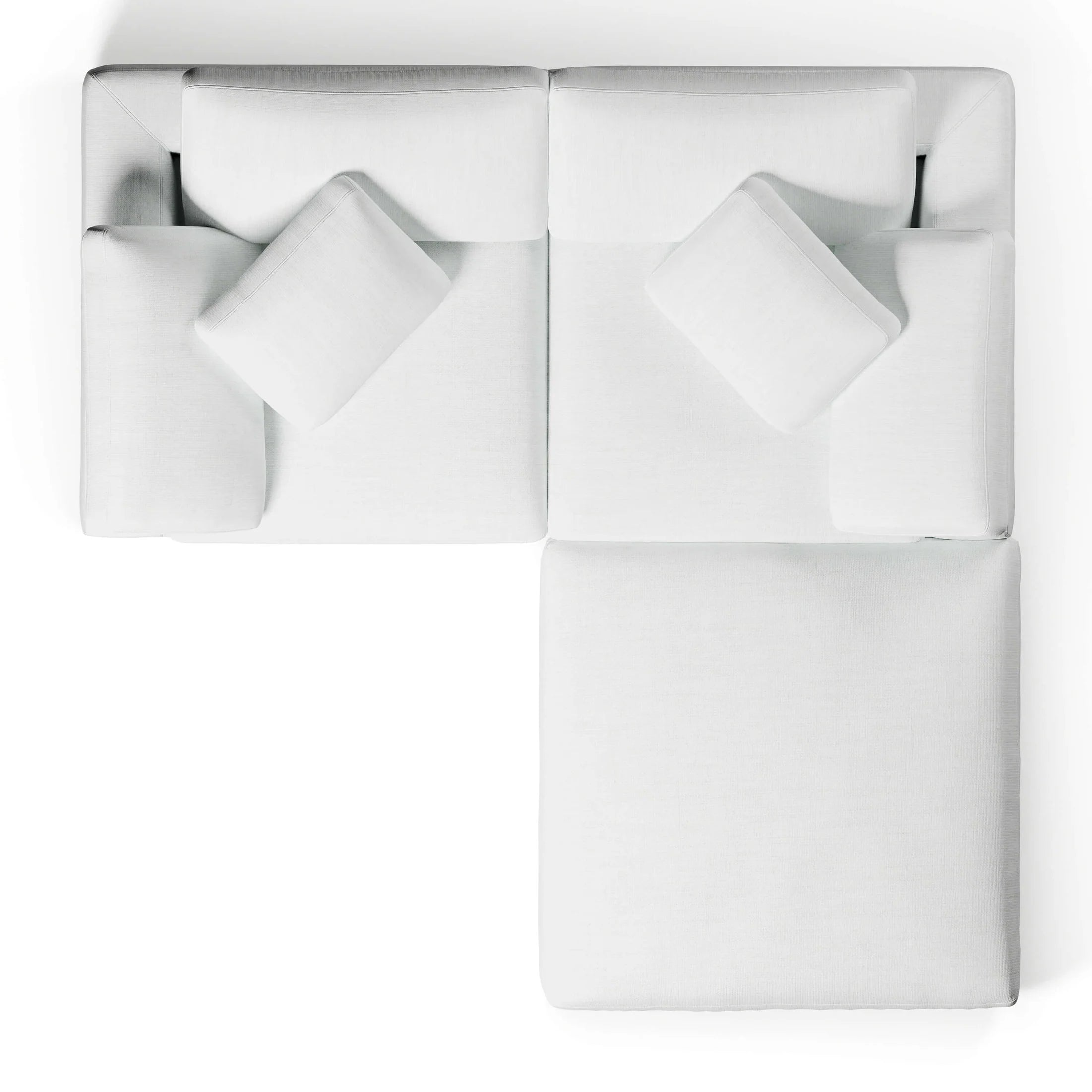 Comfy Two Seater + Ottoman Modular Sofa