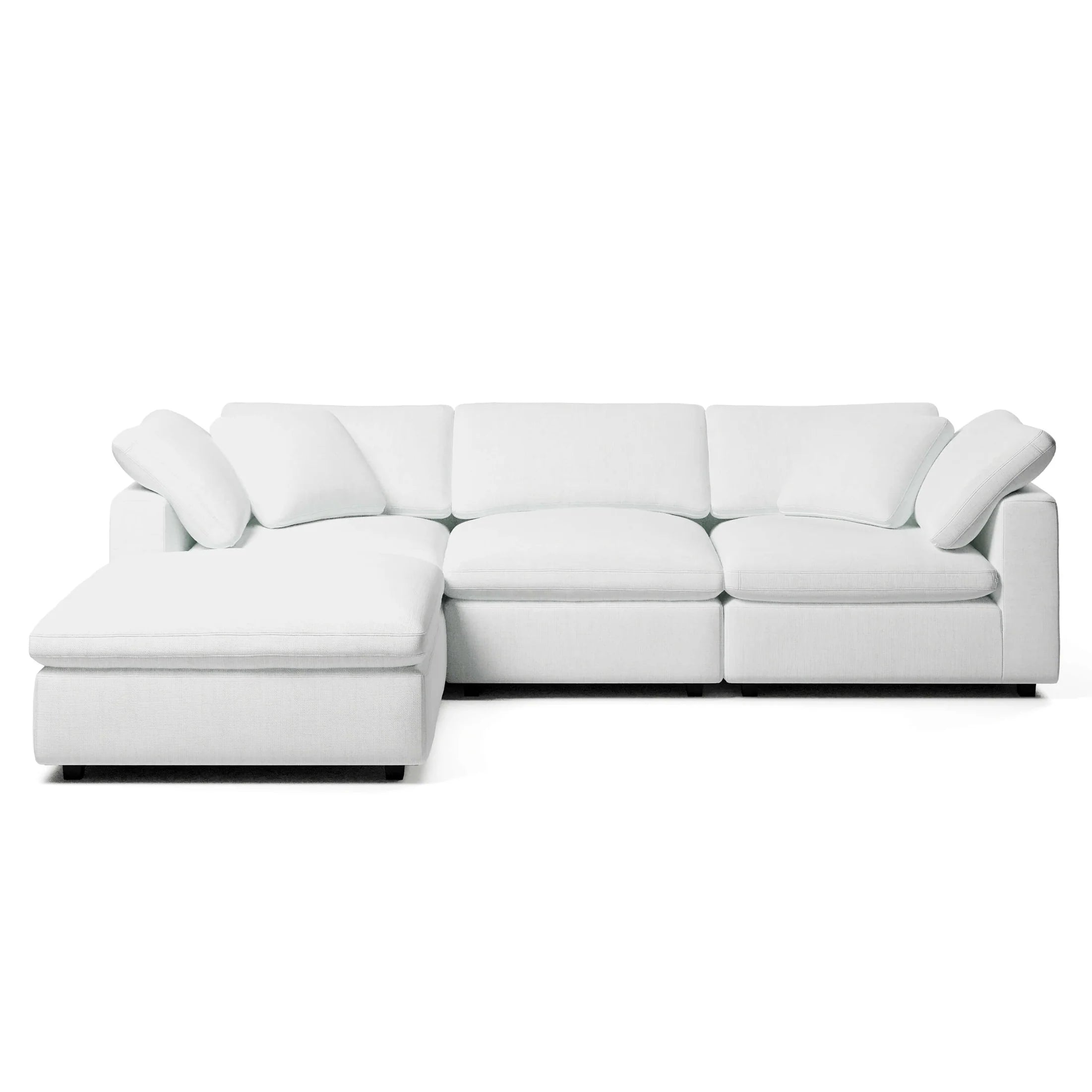In Stock - Comfy Three Seater + Ottoman