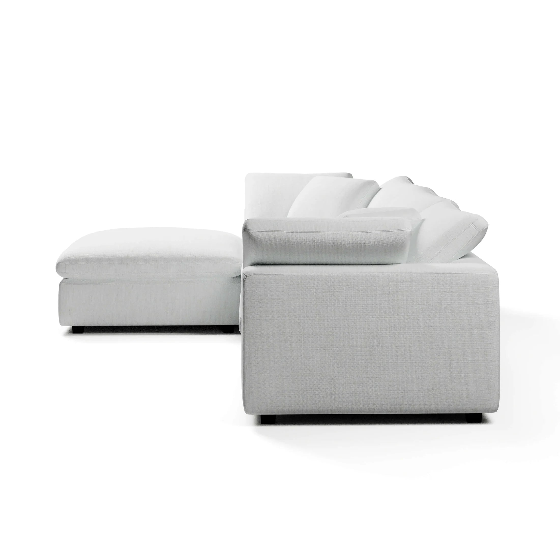 In Stock - Comfy Three Seater + Ottoman