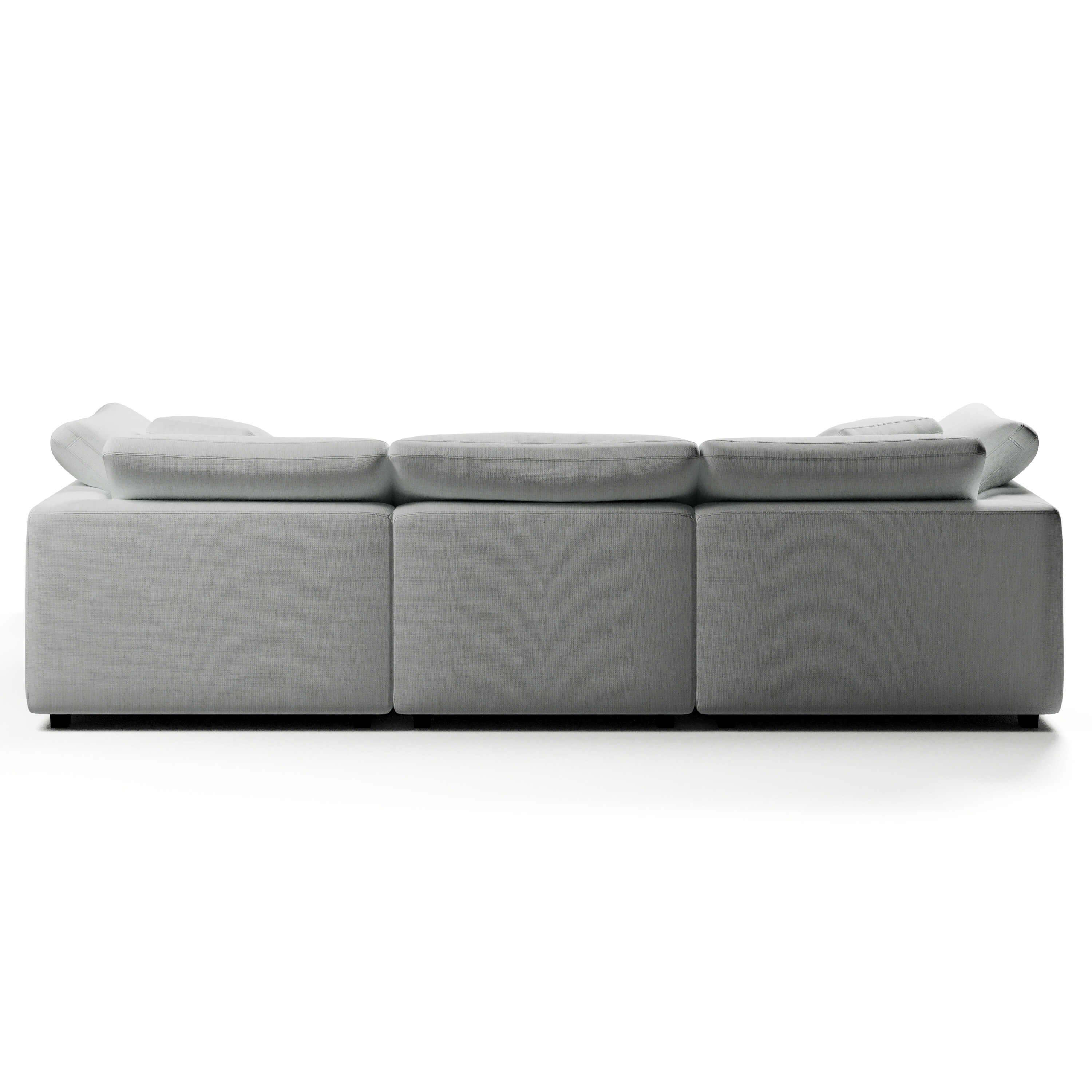 In Stock - Comfy Three Seater U-Sectional