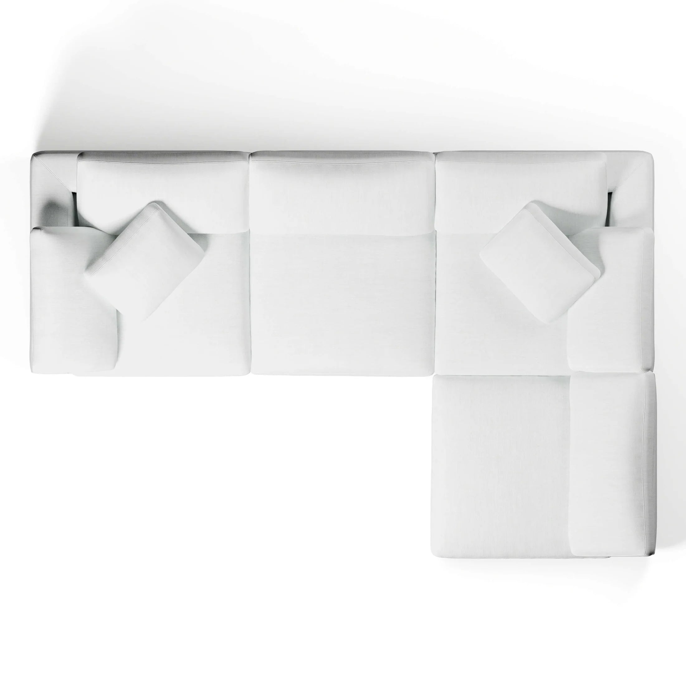 CouchHaus | Comfy Four Seater Sectional | Modular Sofas & Couches