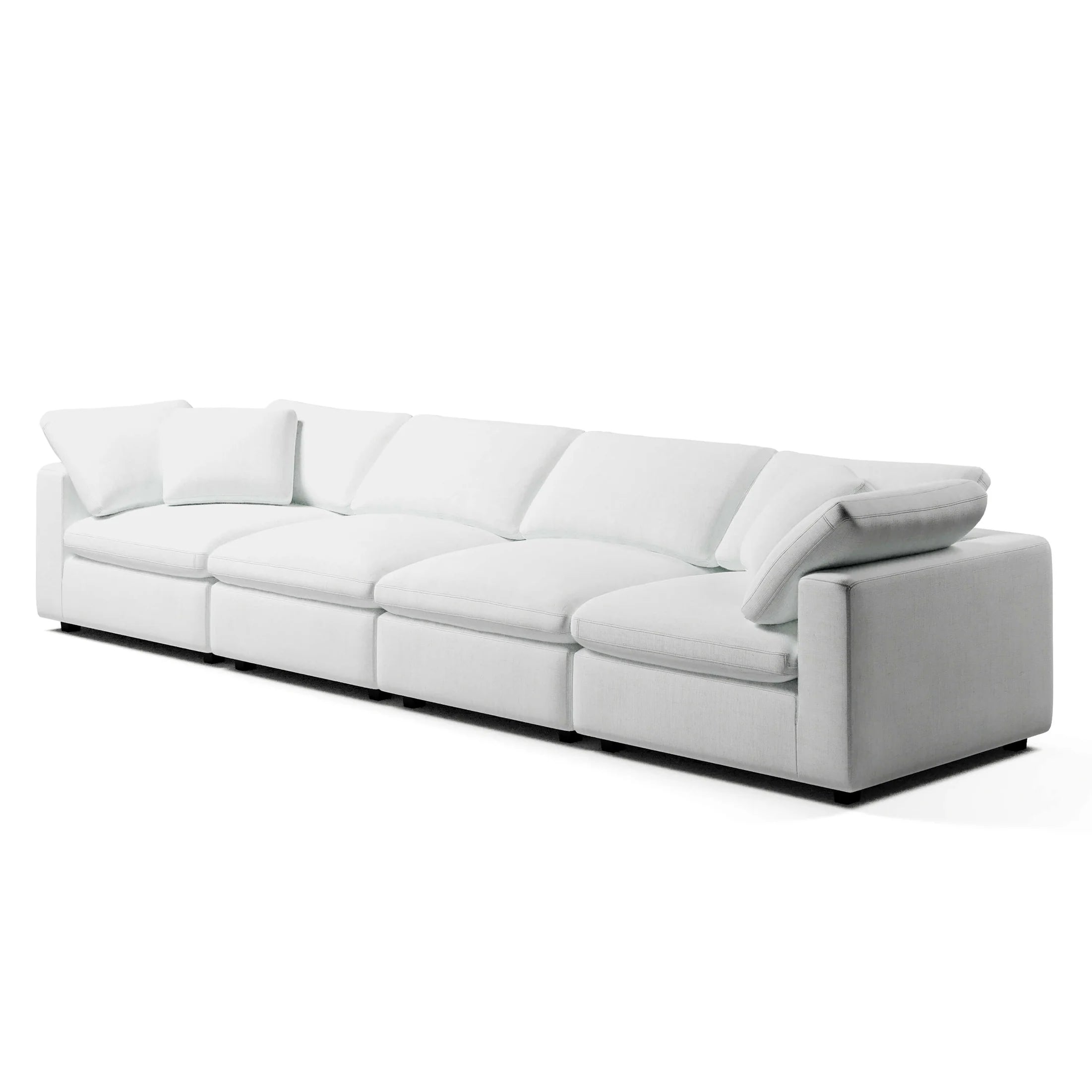 CouchHaus | Comfy Four Seater Sectional | Modular Sofas & Couches