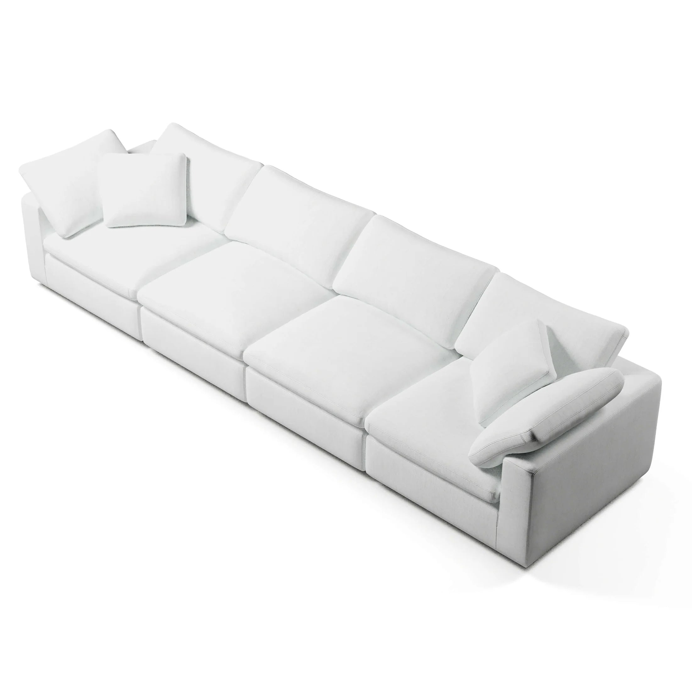 CouchHaus | Comfy Four Seater Sectional | Modular Sofas & Couches