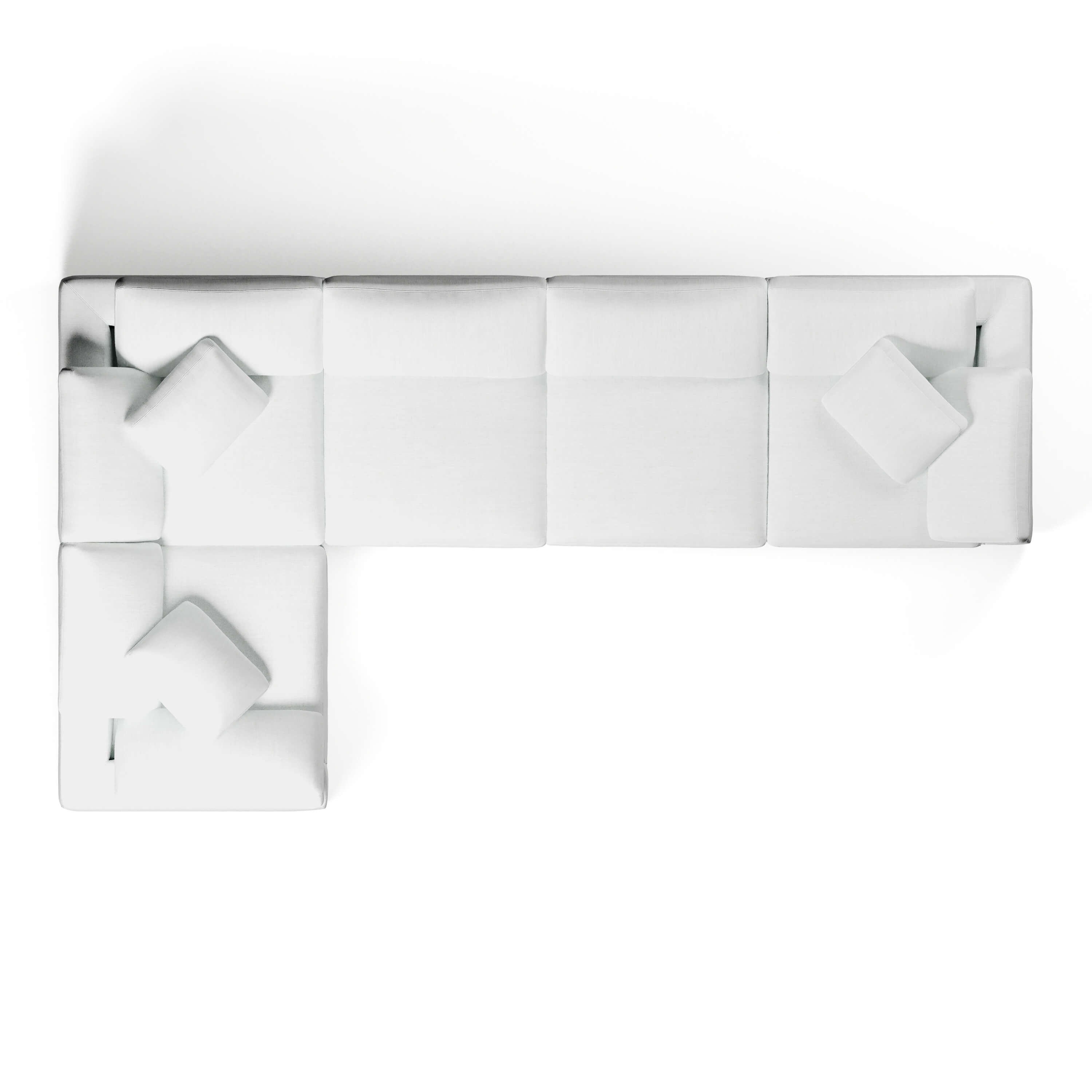 CouchHaus | Comfy Five Seater L-Sectional | Modular Sofas & Couches