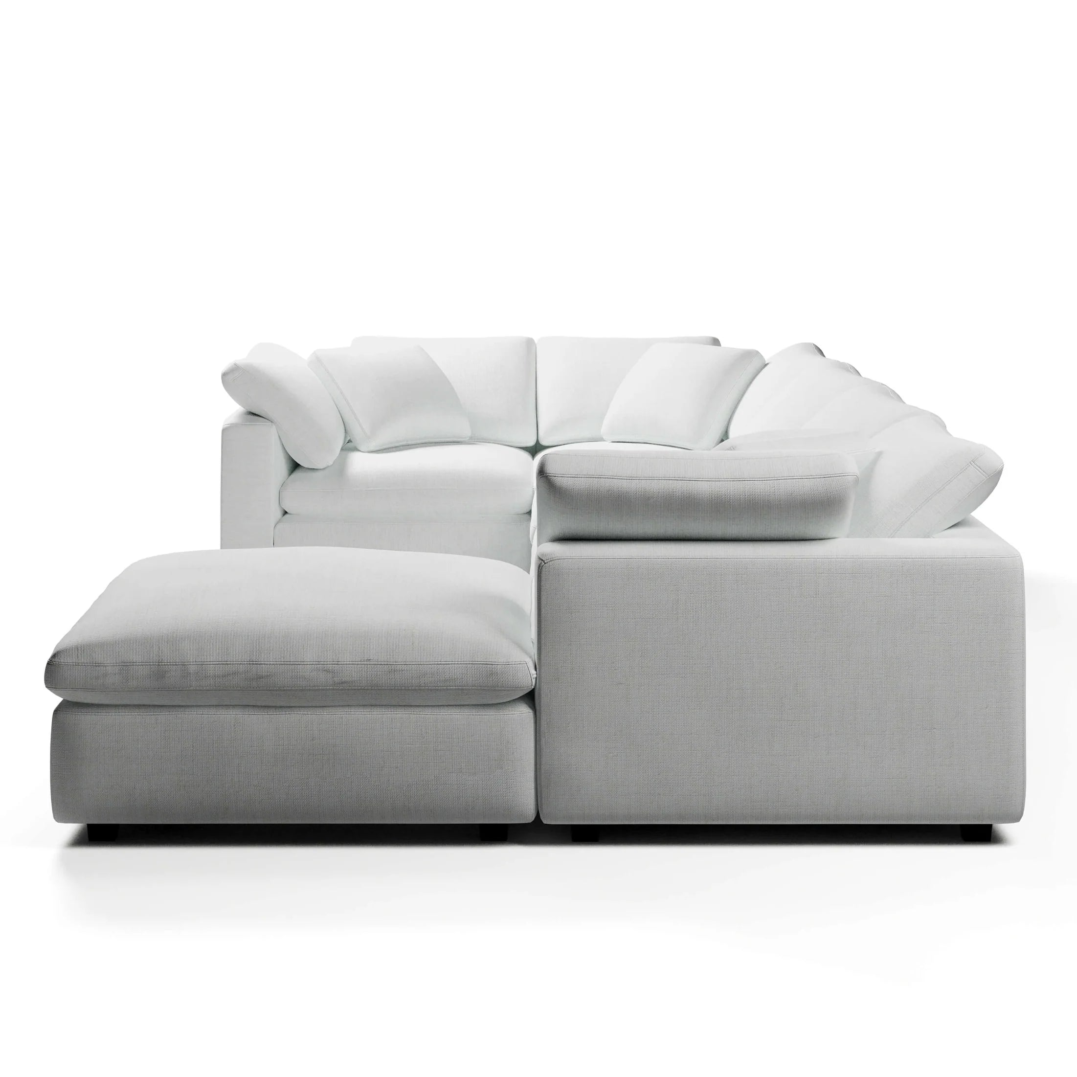 In Stock - Comfy Five Seater + Ottoman