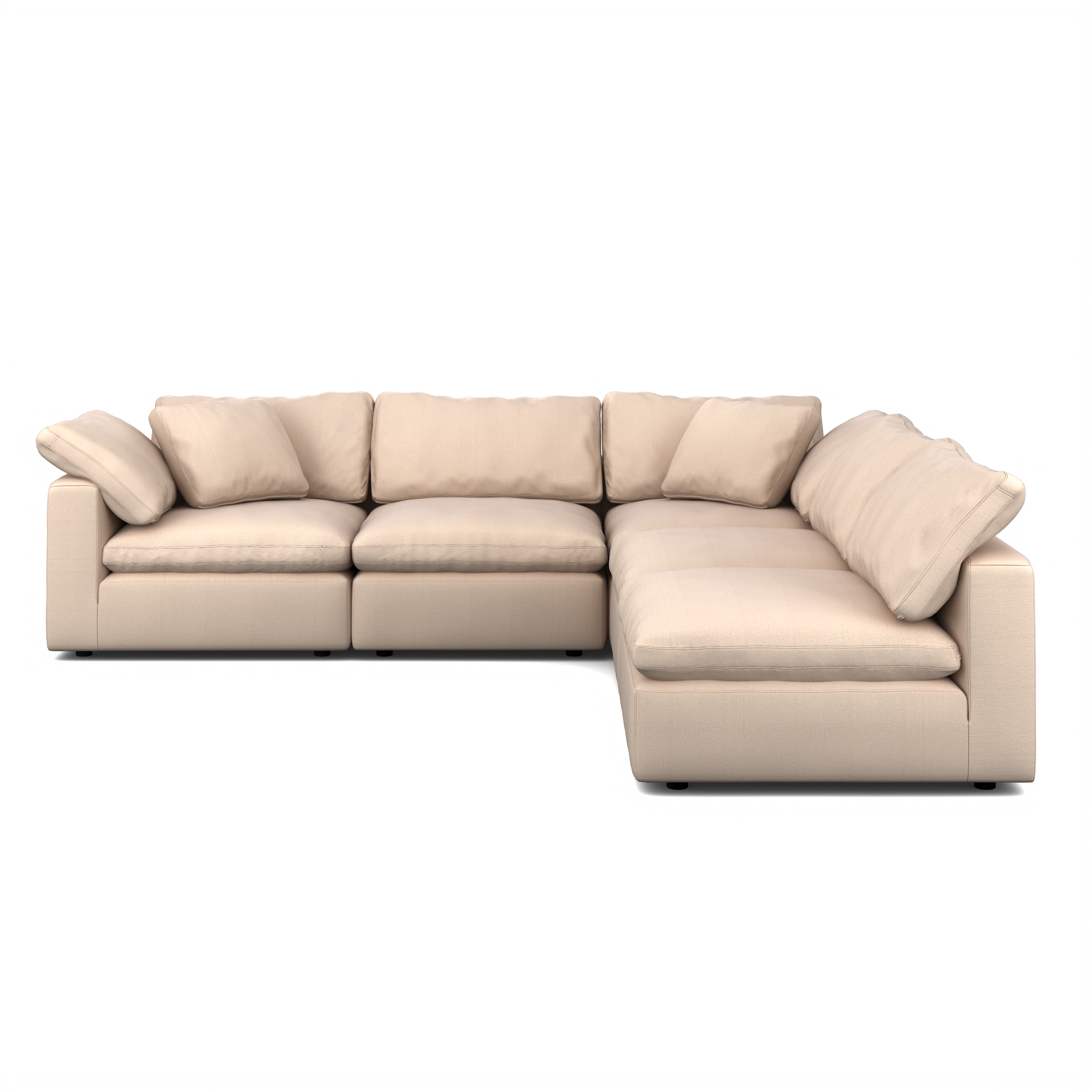 Custom 5-Seater L-Shaped Sectional