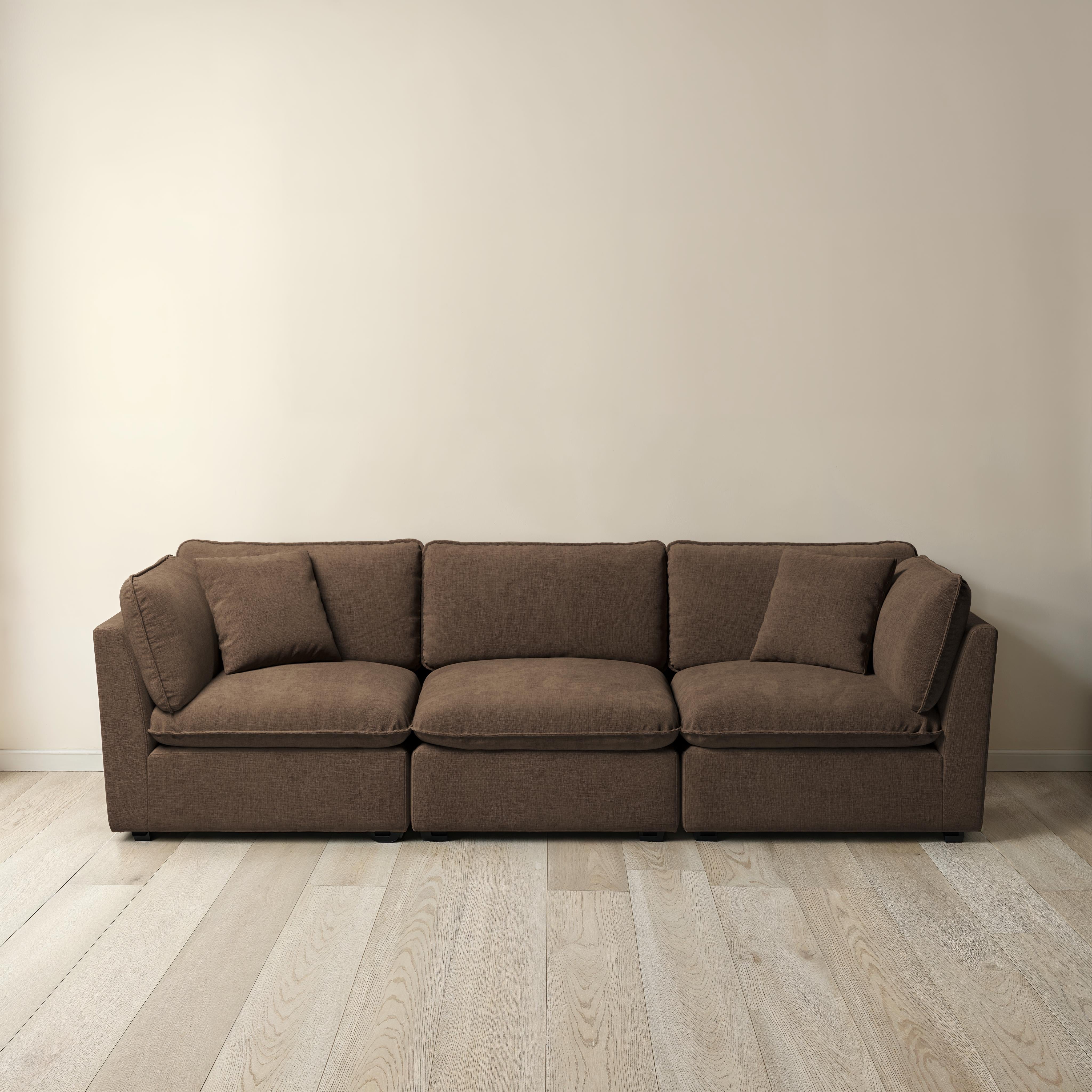 Comfy Modular Sofa - 3-Seater (Tapered)