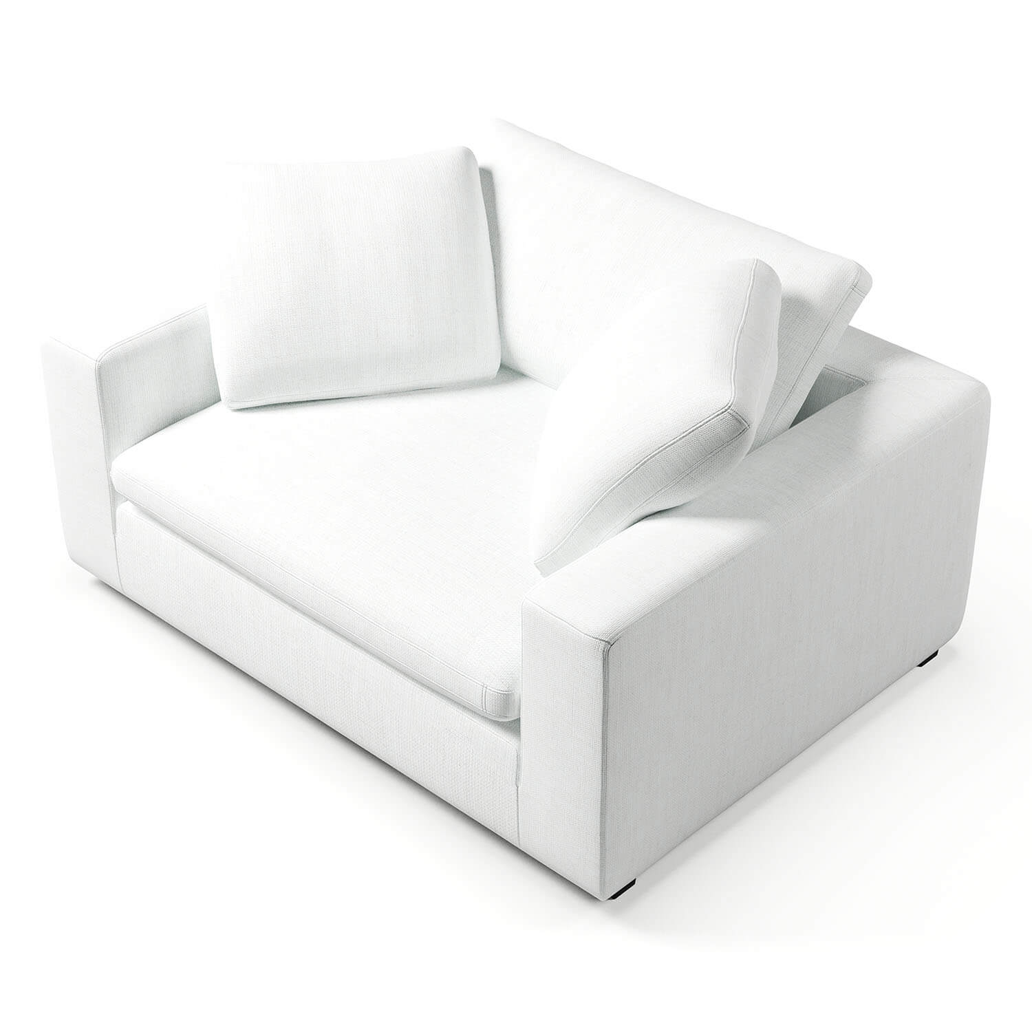 White Comfy Chair | Comfy Modular Chair | Couch Haus