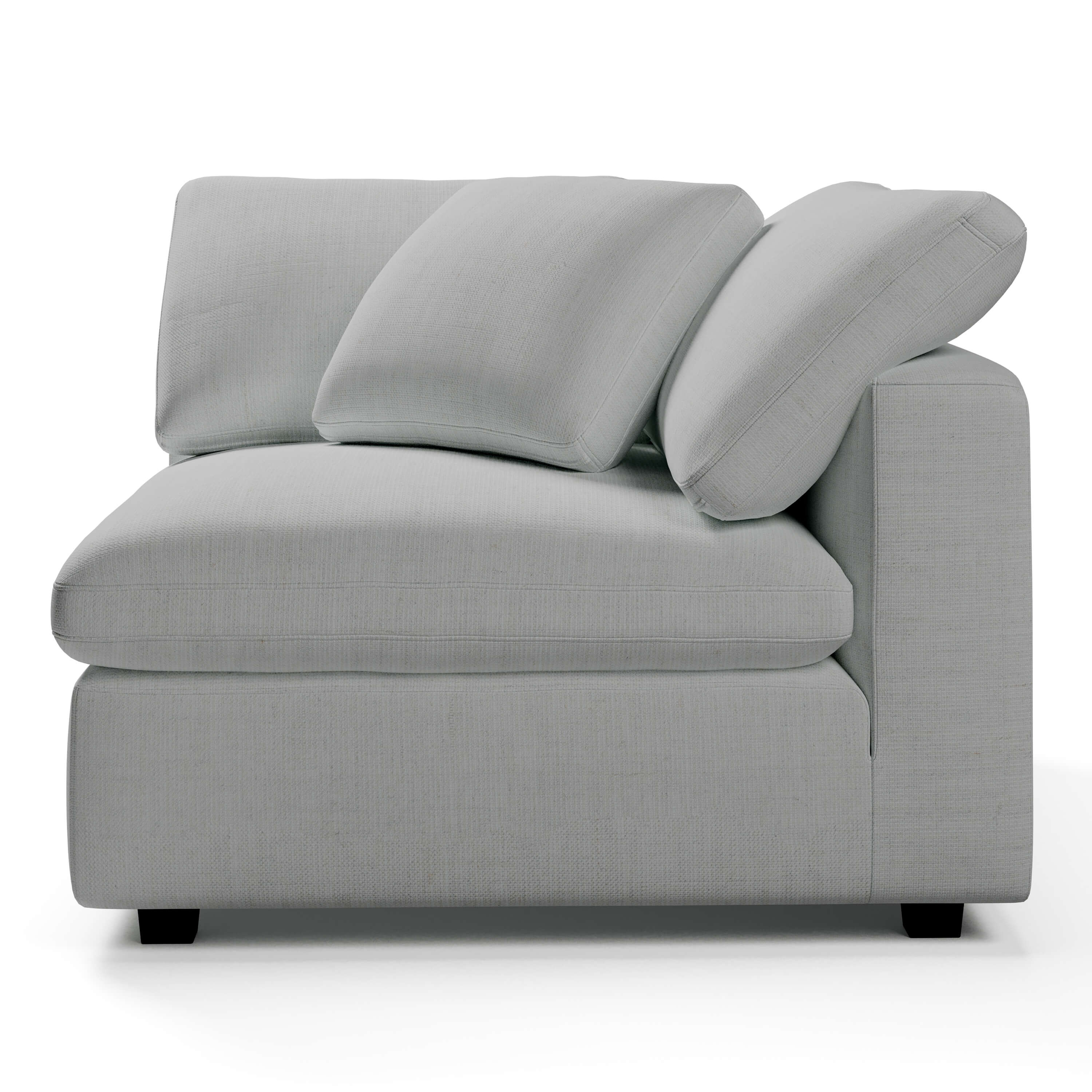 Comfy Corner Chair | Comfortable Corner Chair | CouchHaus #color_light grey