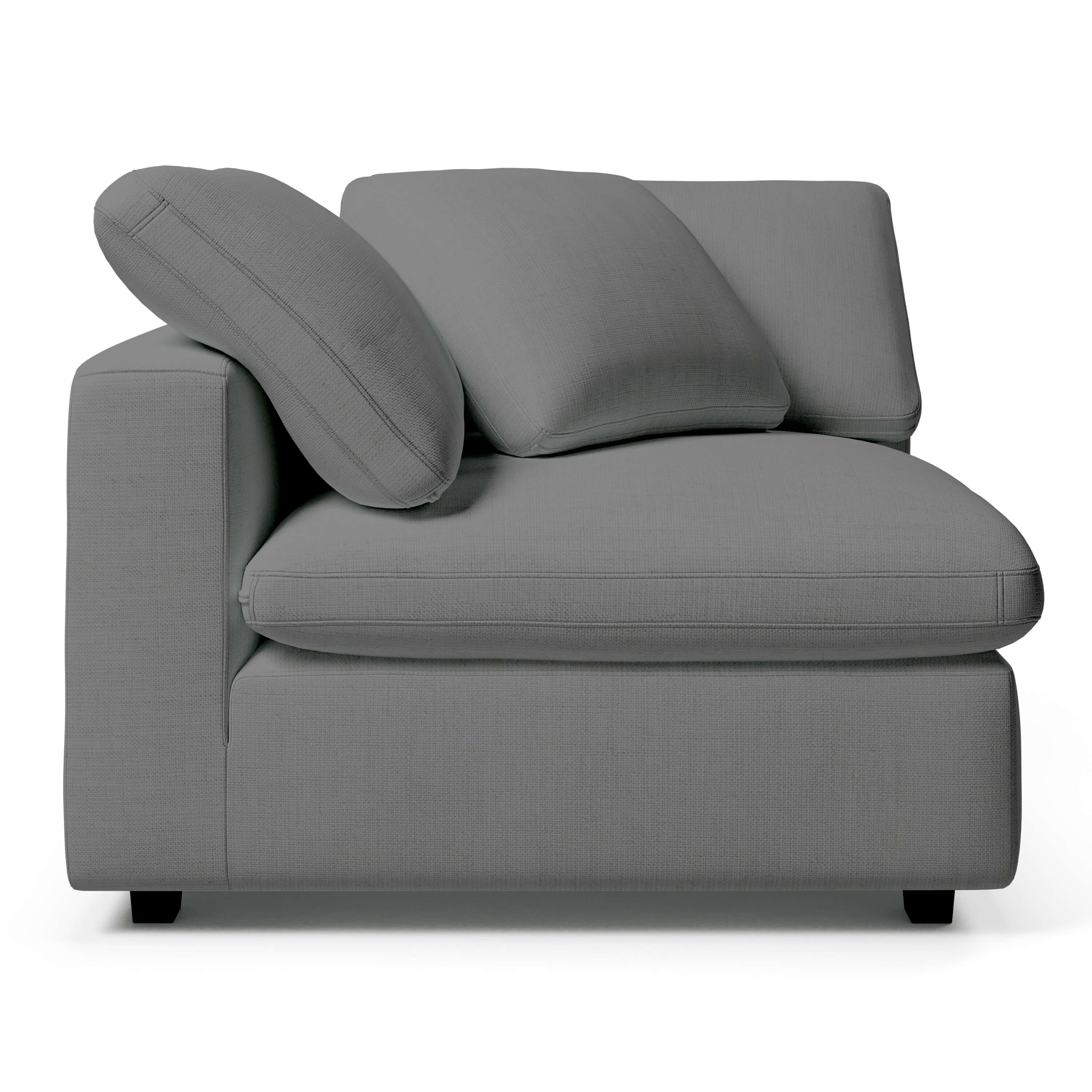 Comfy Corner Chair | Comfortable Corner Chair | CouchHaus #color_grey