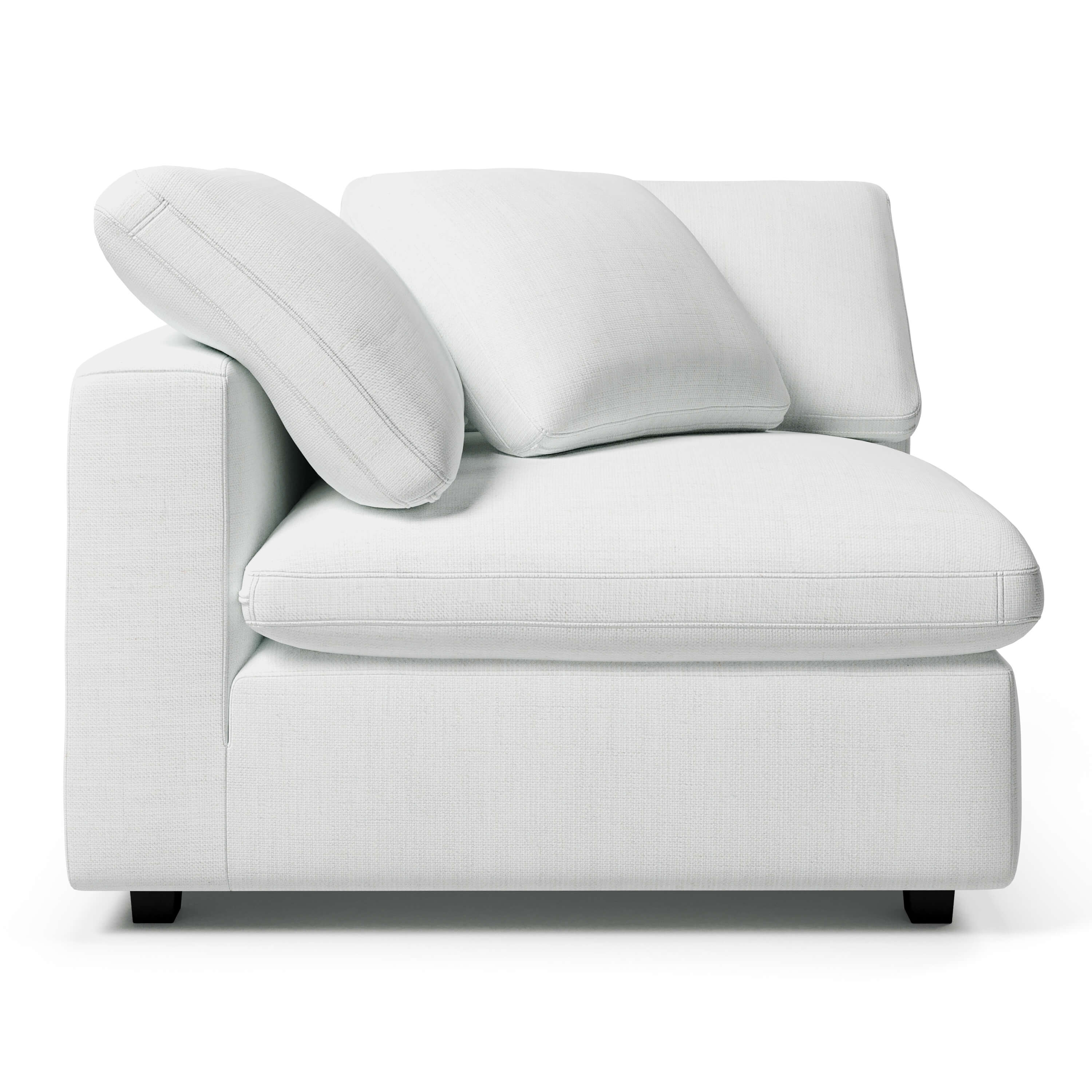 Comfy Corner Chair | Comfortable Corner Chair | CouchHaus #color_white