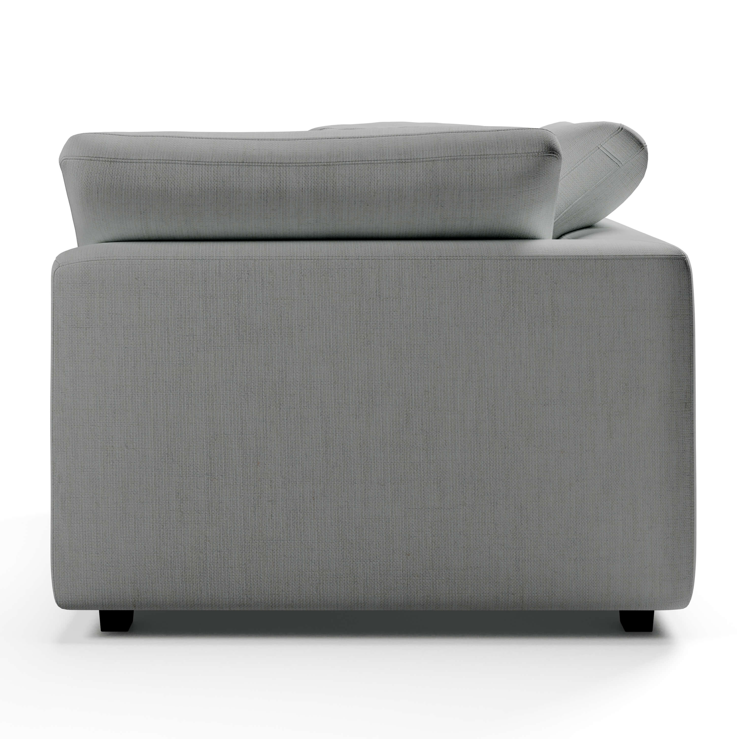 Comfy Corner Chair | Comfortable Corner Chair | CouchHaus #color_light grey
