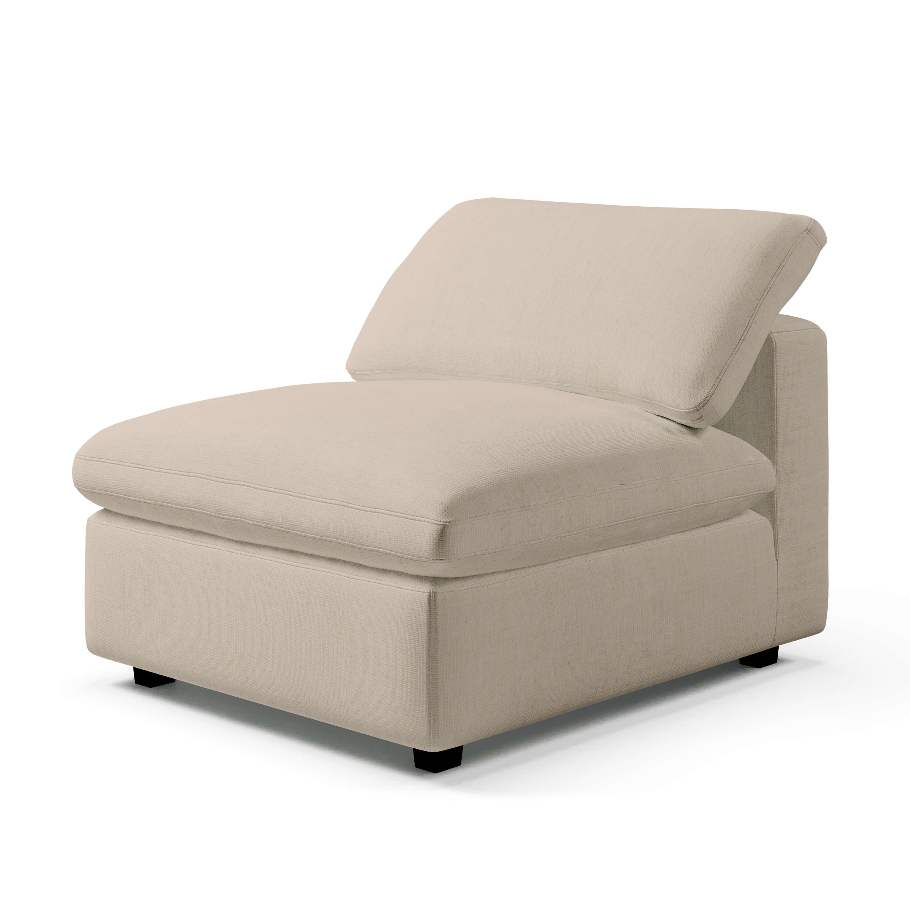 Comfy Armless Chair | Comfortable Armless Chair | Couch Haus