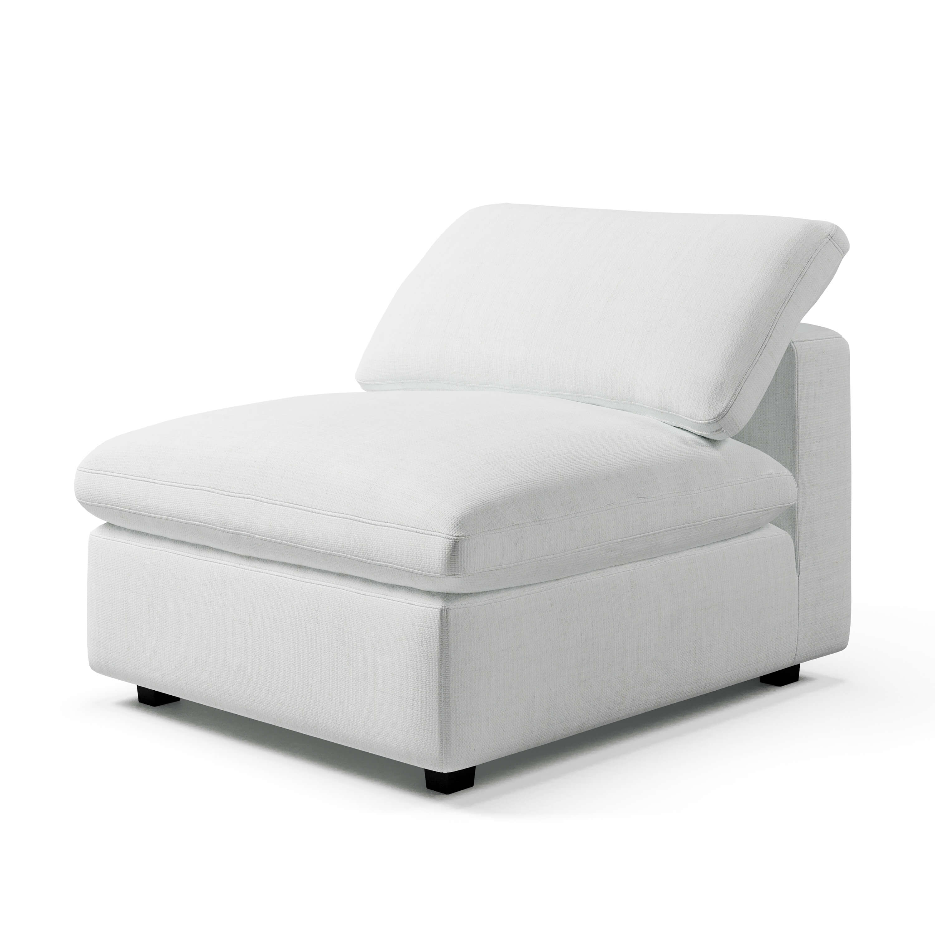 Comfy Armless Chair | Comfortable Armless Chair | Couch Haus