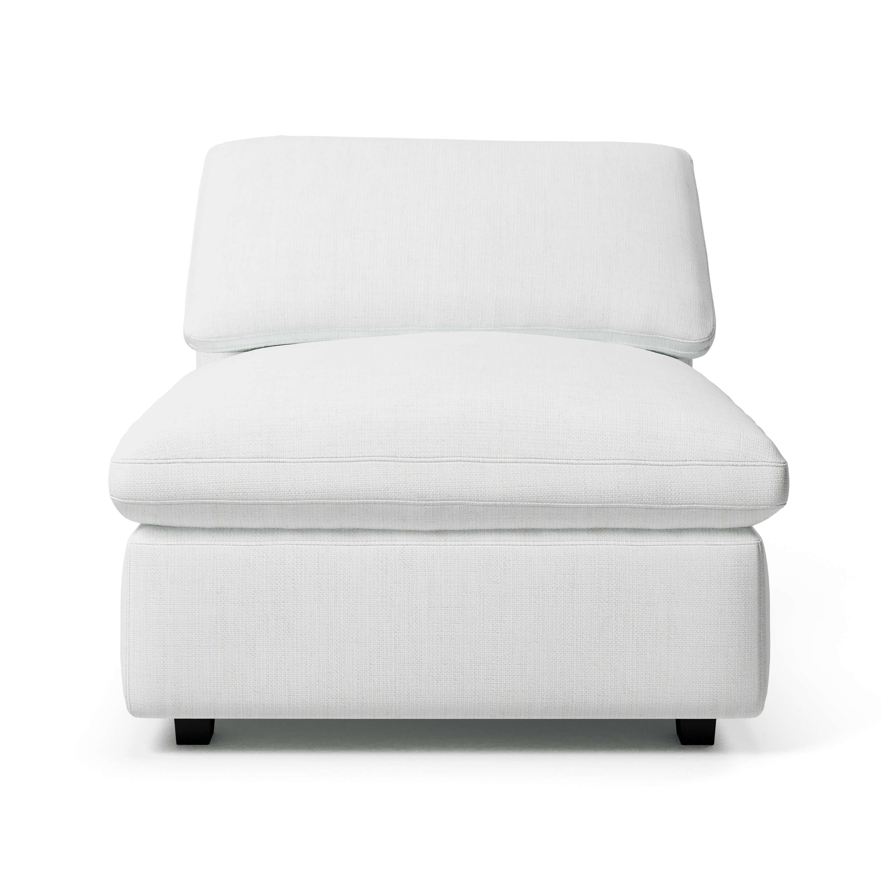 Comfy Armless Chair | Comfortable Armless Chair | Couch Haus