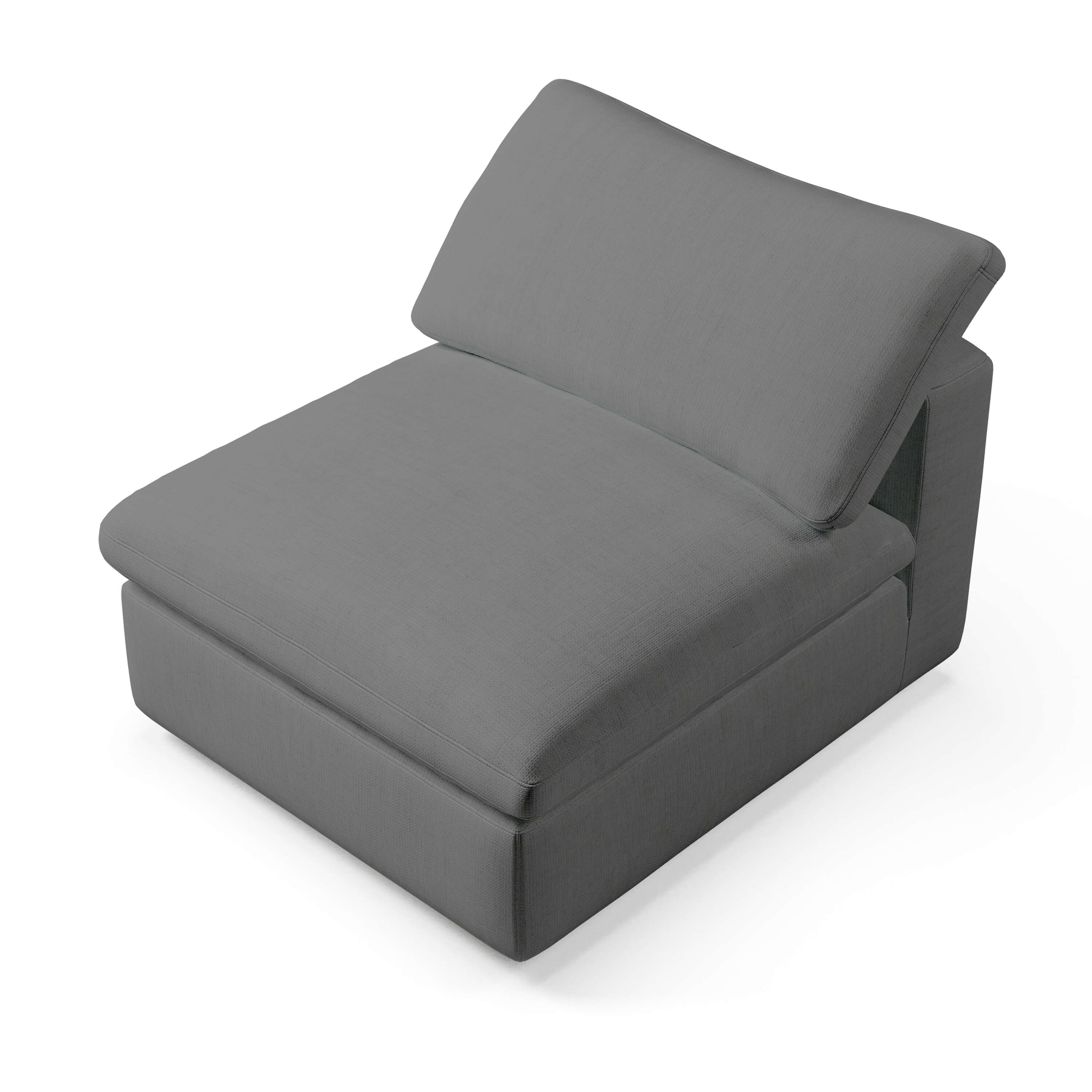 Comfy Armless Chair | Comfortable Armless Chair | Couch Haus