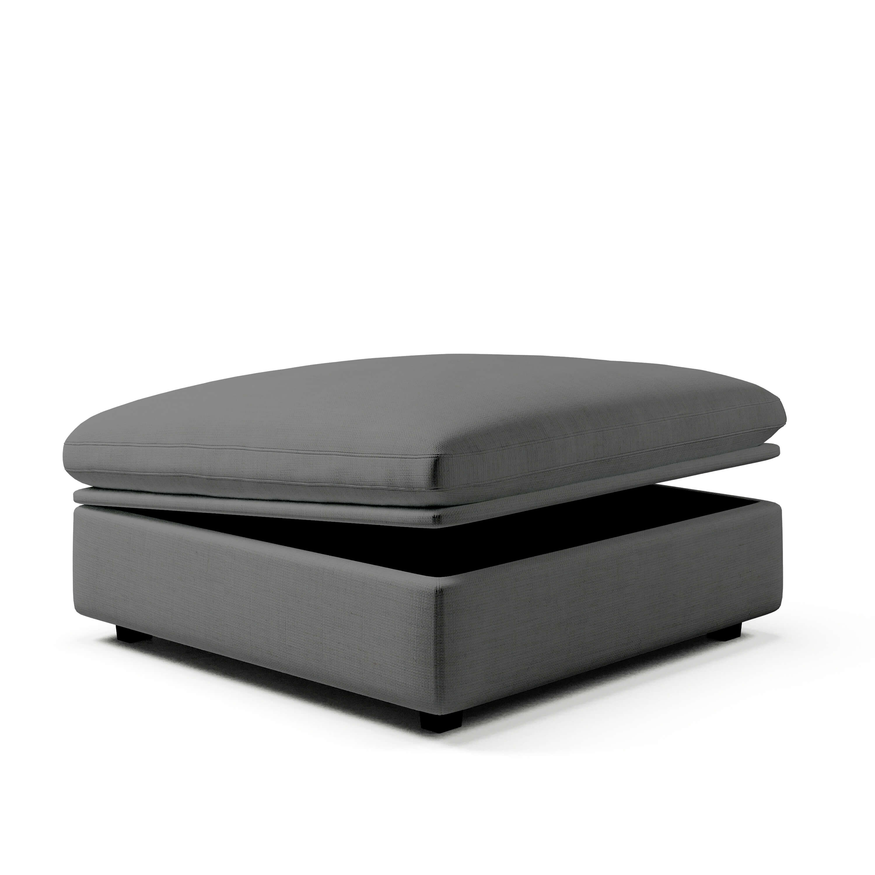 Upholstered Storage Ottoman | Classic Storage Ottoman | Couch Haus