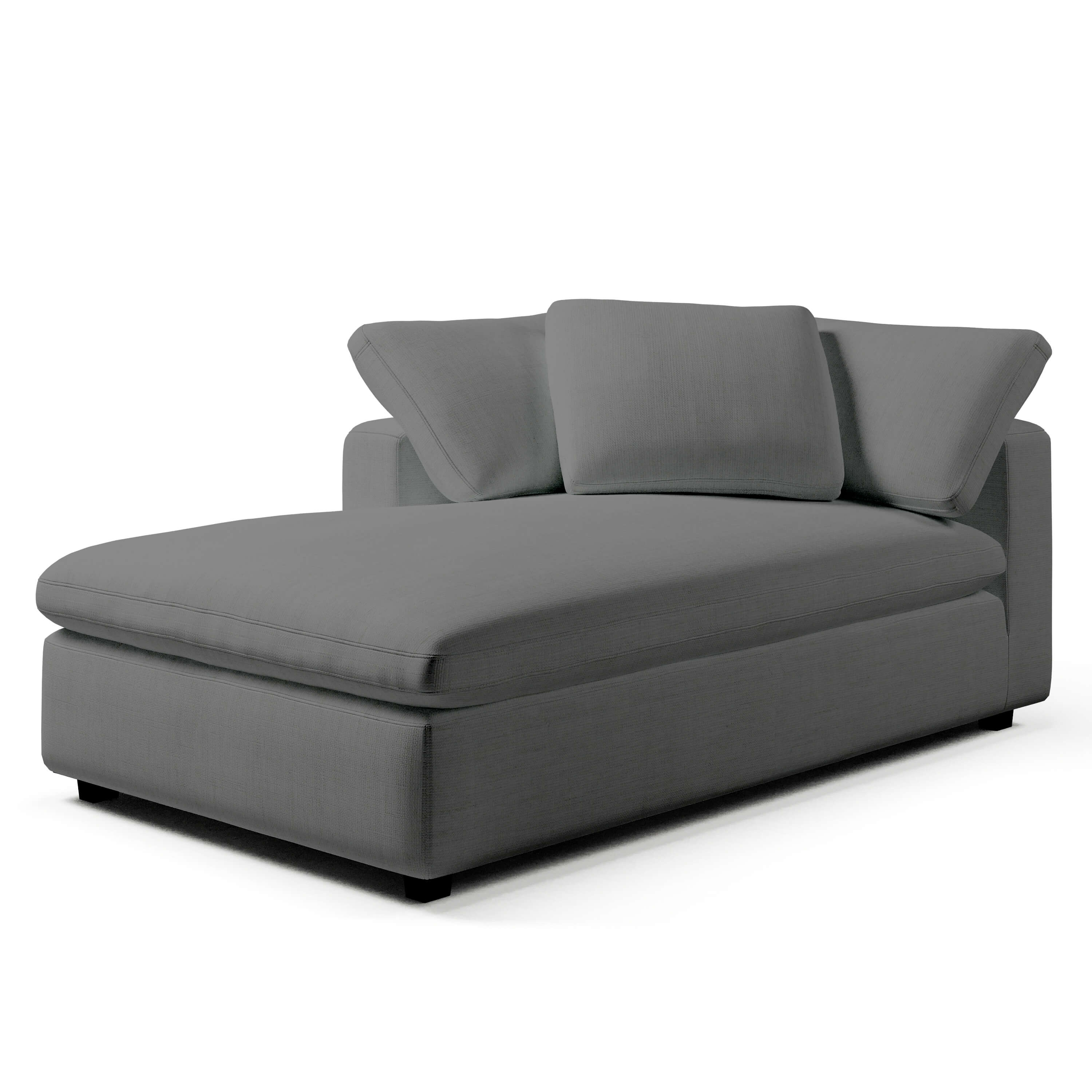 Left Arm Chaise Lounge | White Chaise Lounge Left | Couch Haus