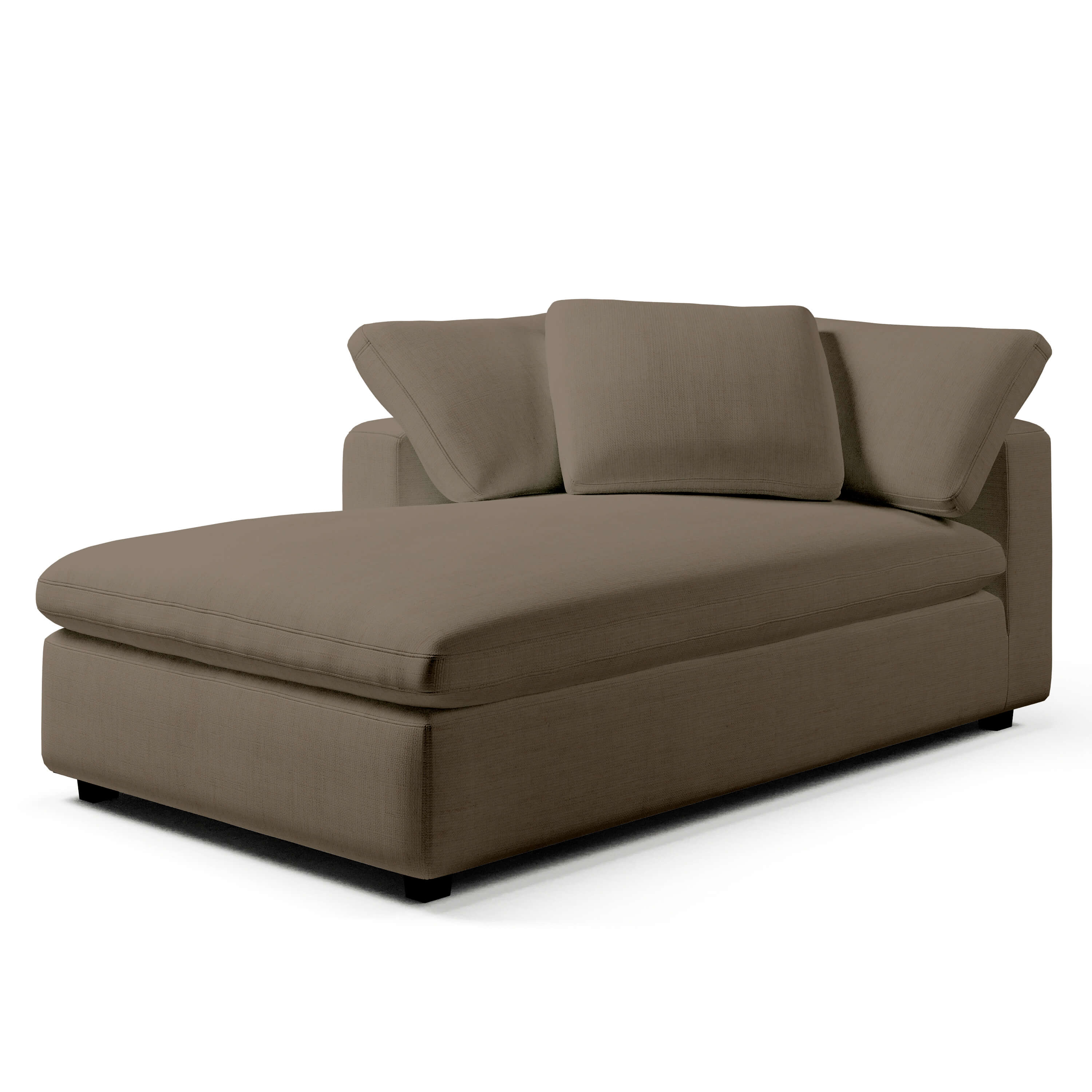 Left Arm Chaise Lounge | White Chaise Lounge | Couch Haus