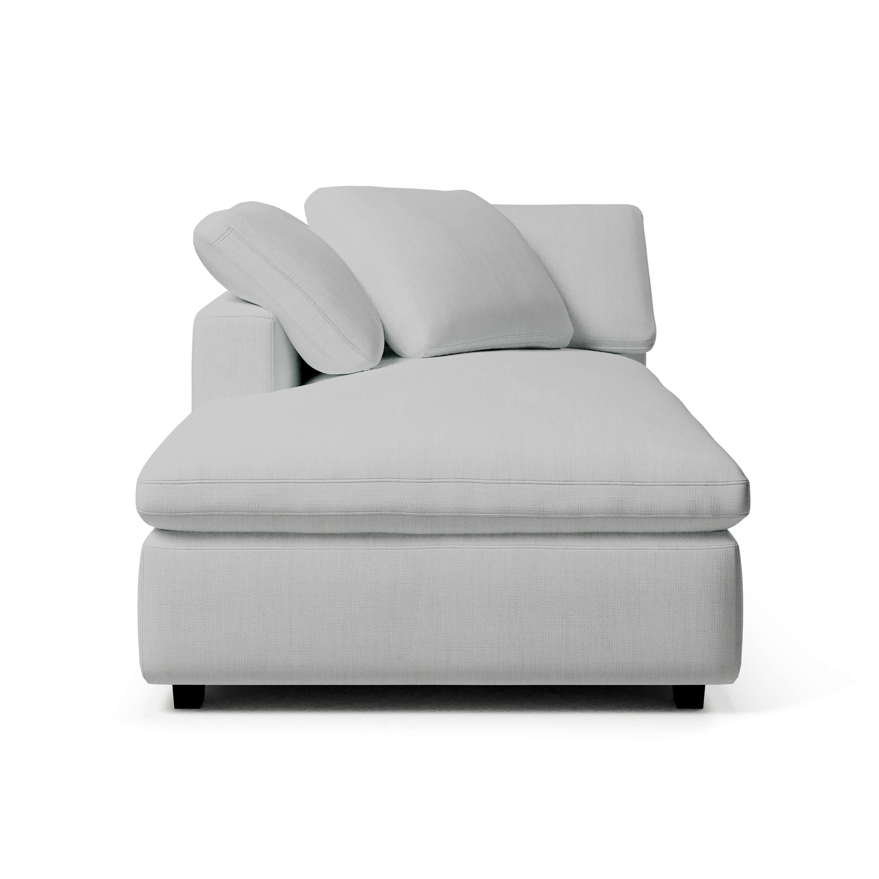 Left Arm Chaise Lounge | White Chaise Lounge Left | Couch Haus