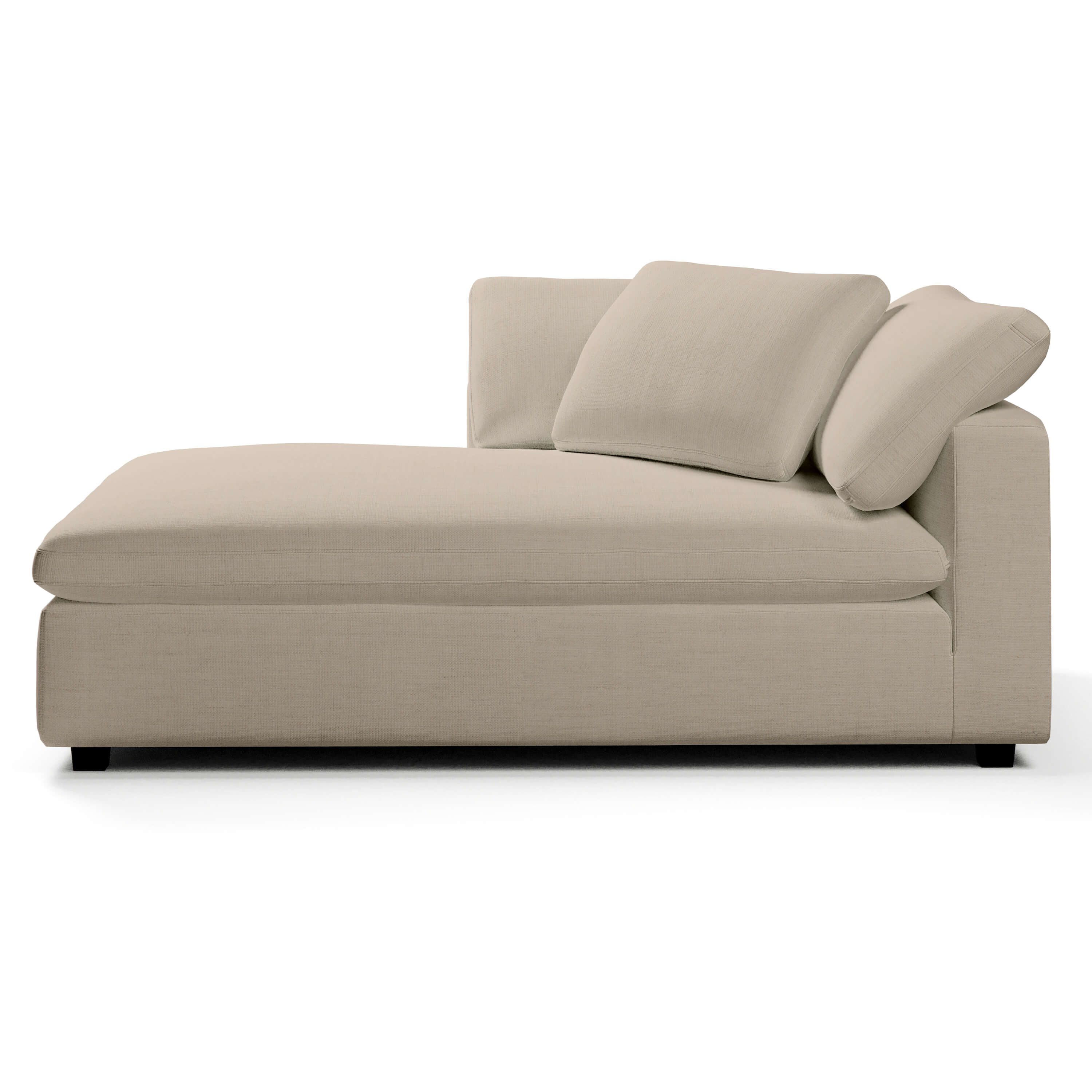 Left Arm Chaise Lounge | White Chaise Lounge Left | Couch Haus