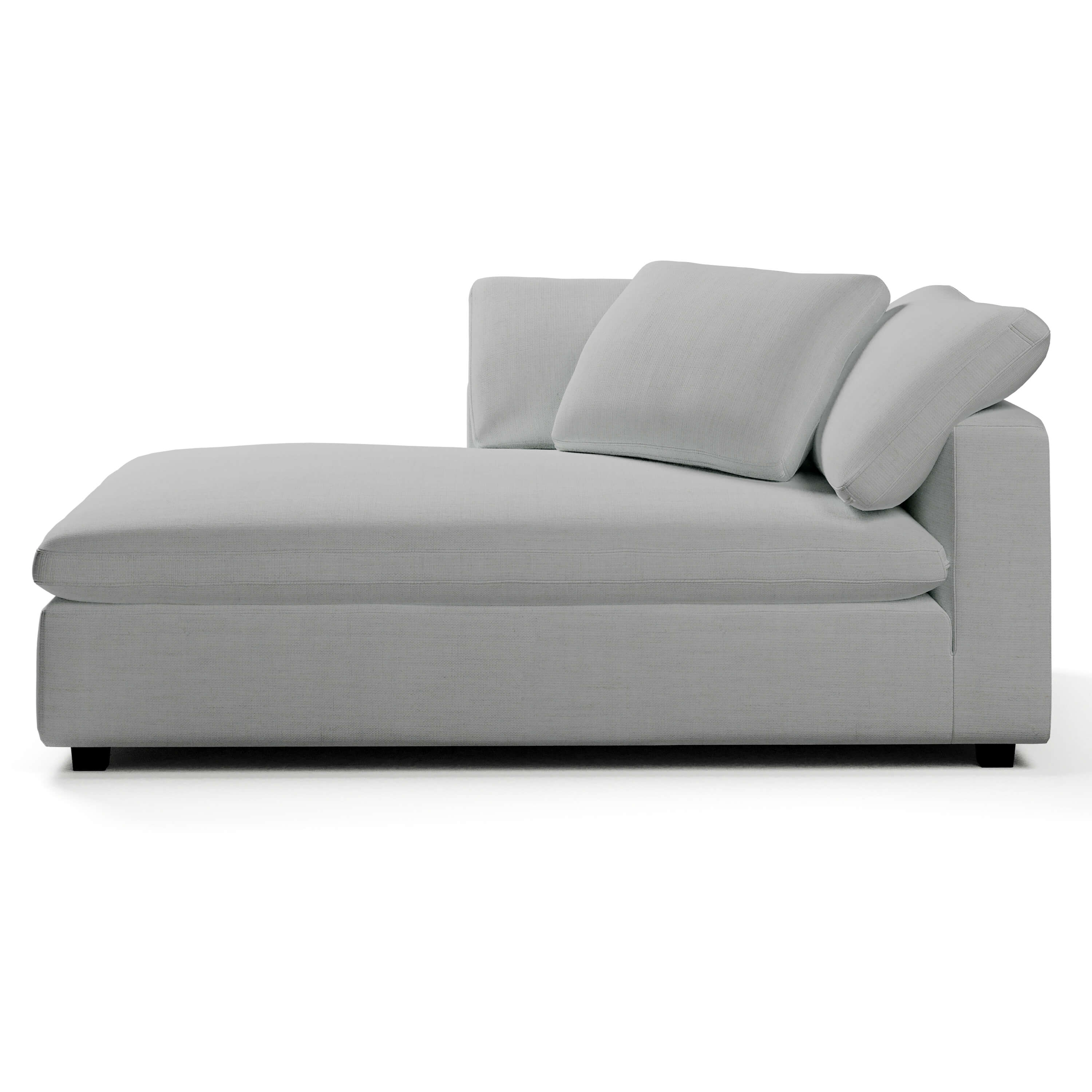 Left Arm Chaise Lounge | White Chaise Lounge Left | Couch Haus