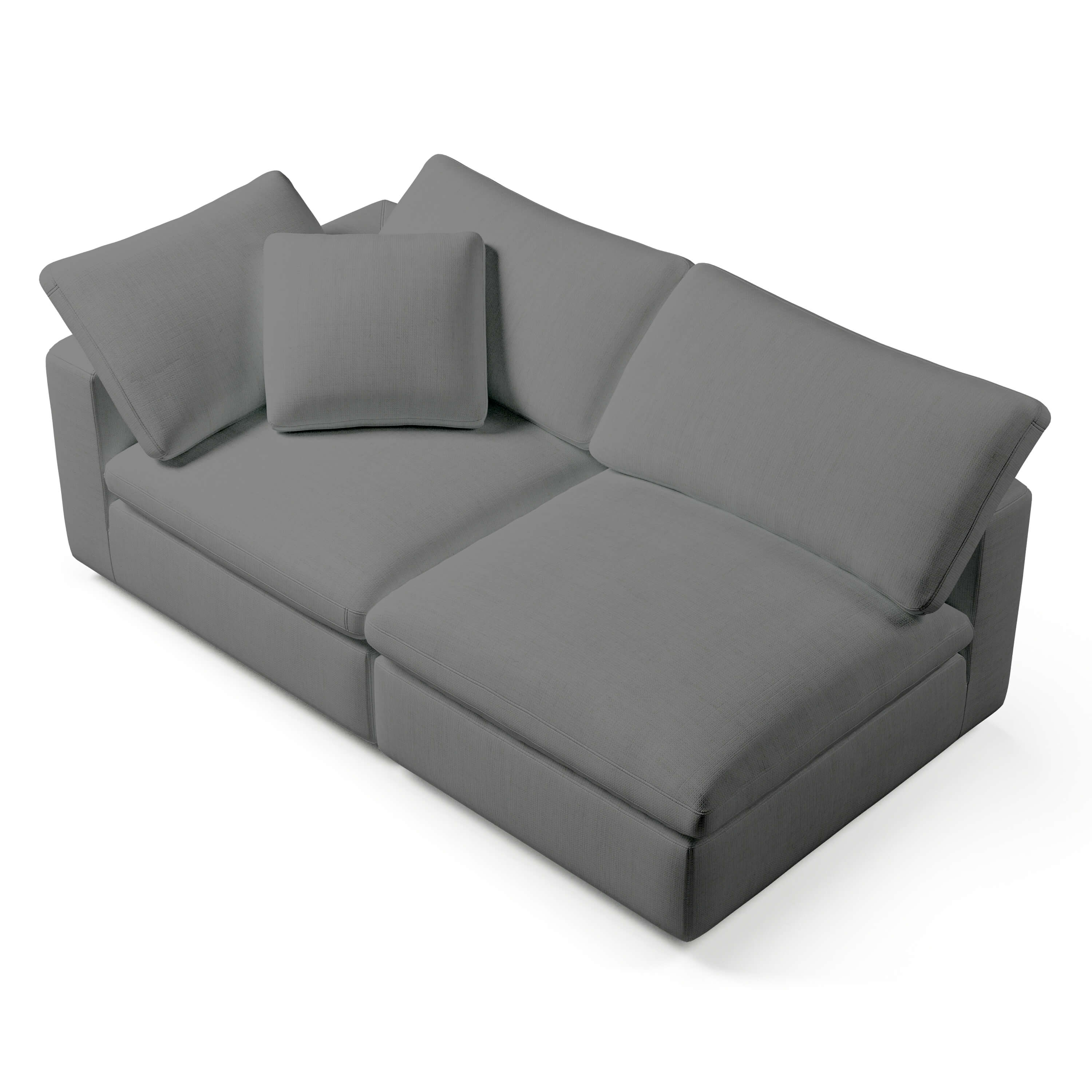 2 Seater Left Arm Sofa | Comfy Modular Sofa | Couch Haus