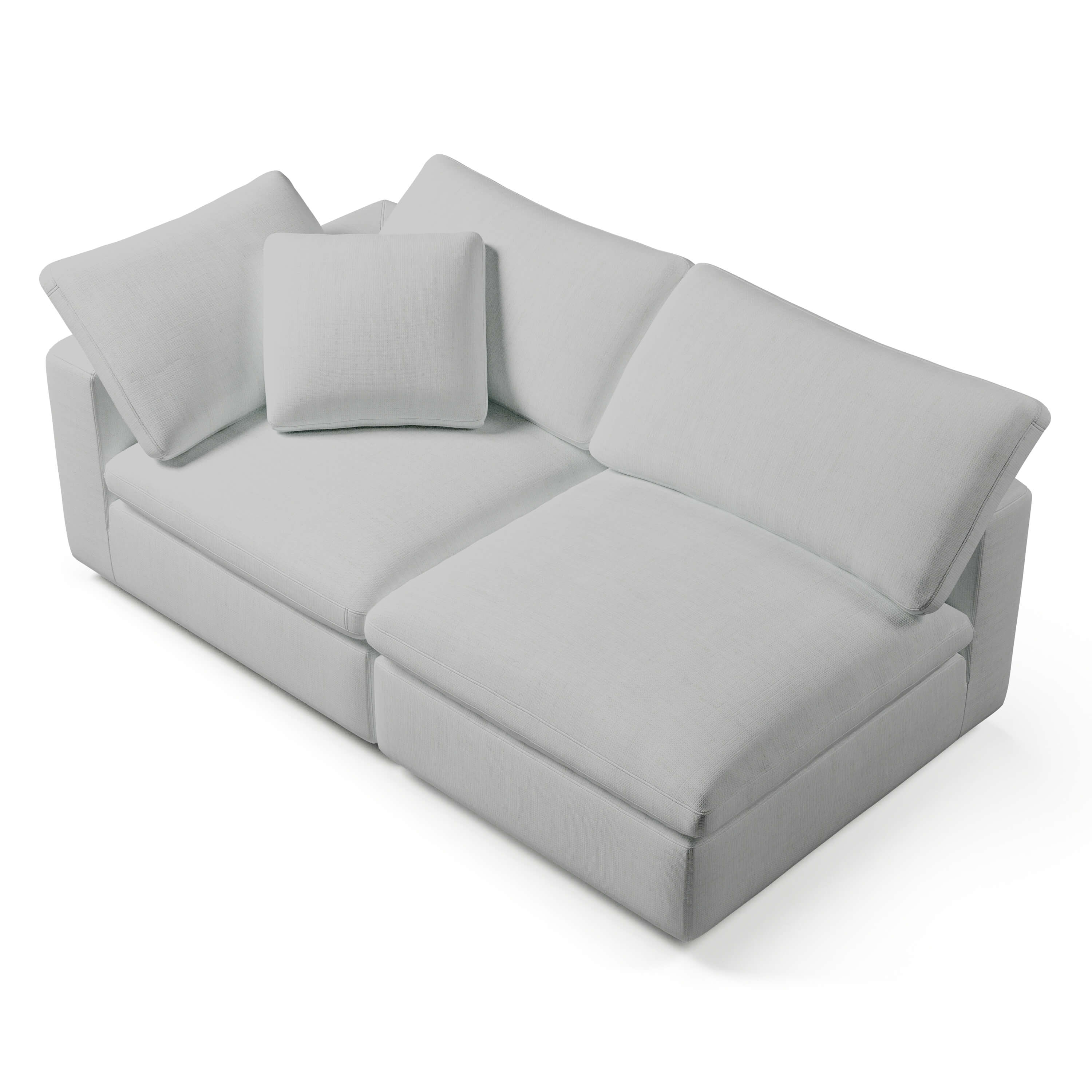 2 Seater Left Arm Sofa | Comfy Modular Sofa | Couch Haus