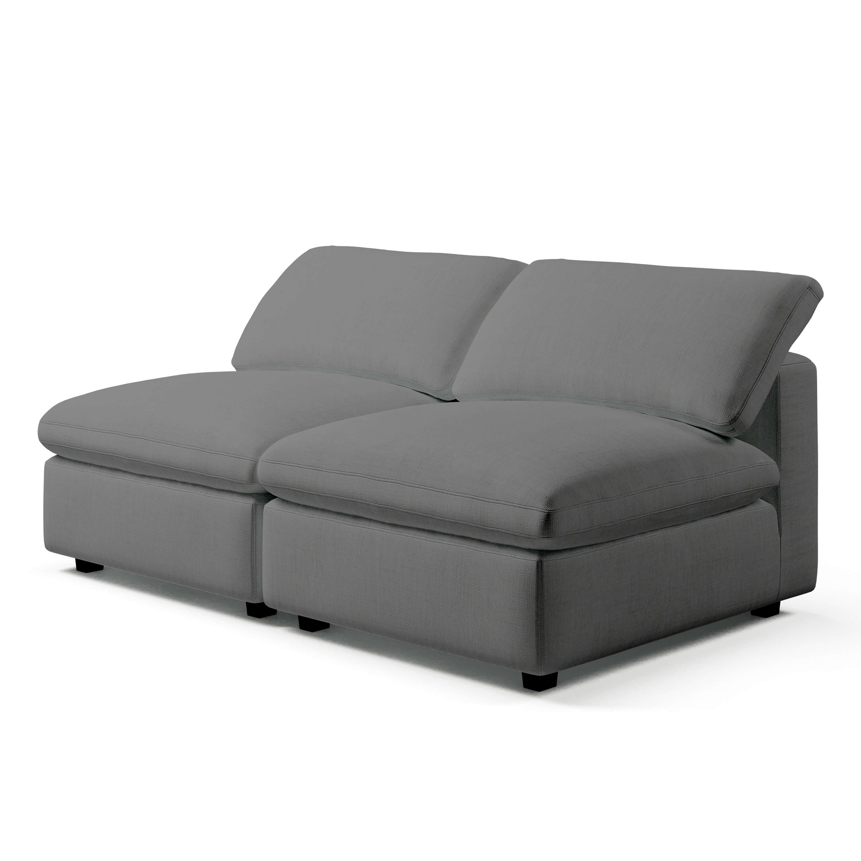 Cheap Modular Sofa | 2 Seater Armless Sofa | Couch Haus
