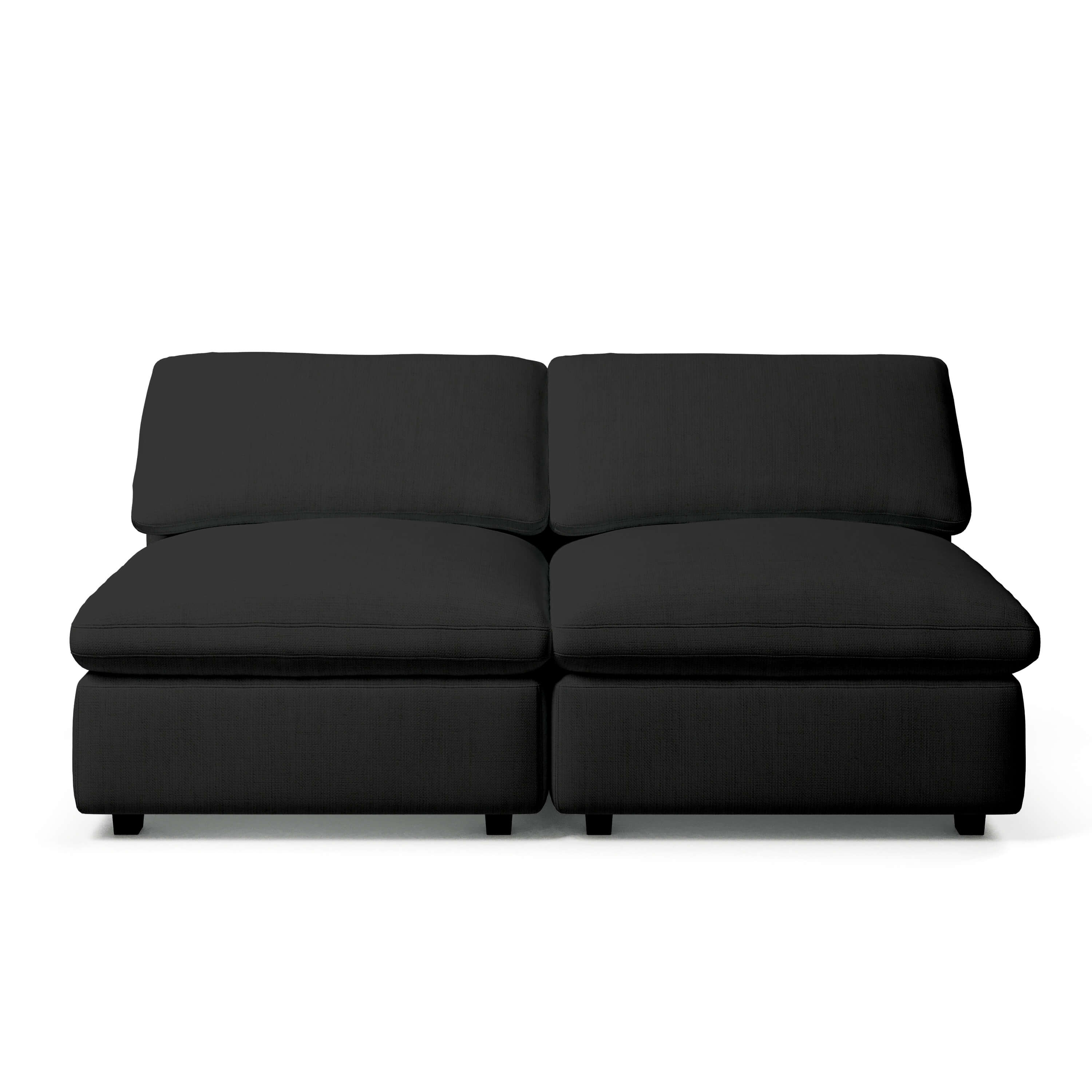 Cheap Modular Sofa | 2 Seater Armless Sofa | Couch Haus