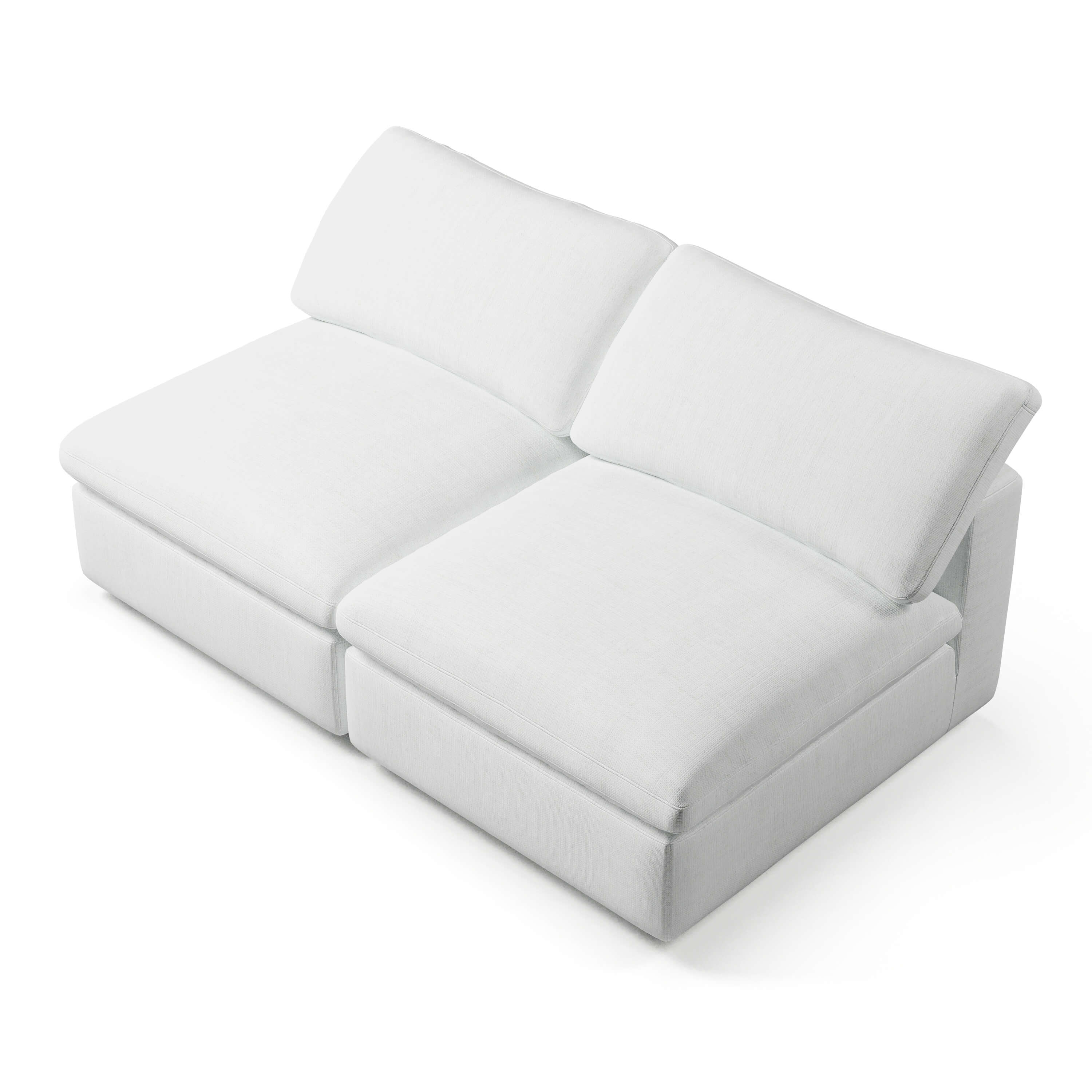 Cheap Modular Sofa | 2 Seater Armless Sofa | Couch Haus