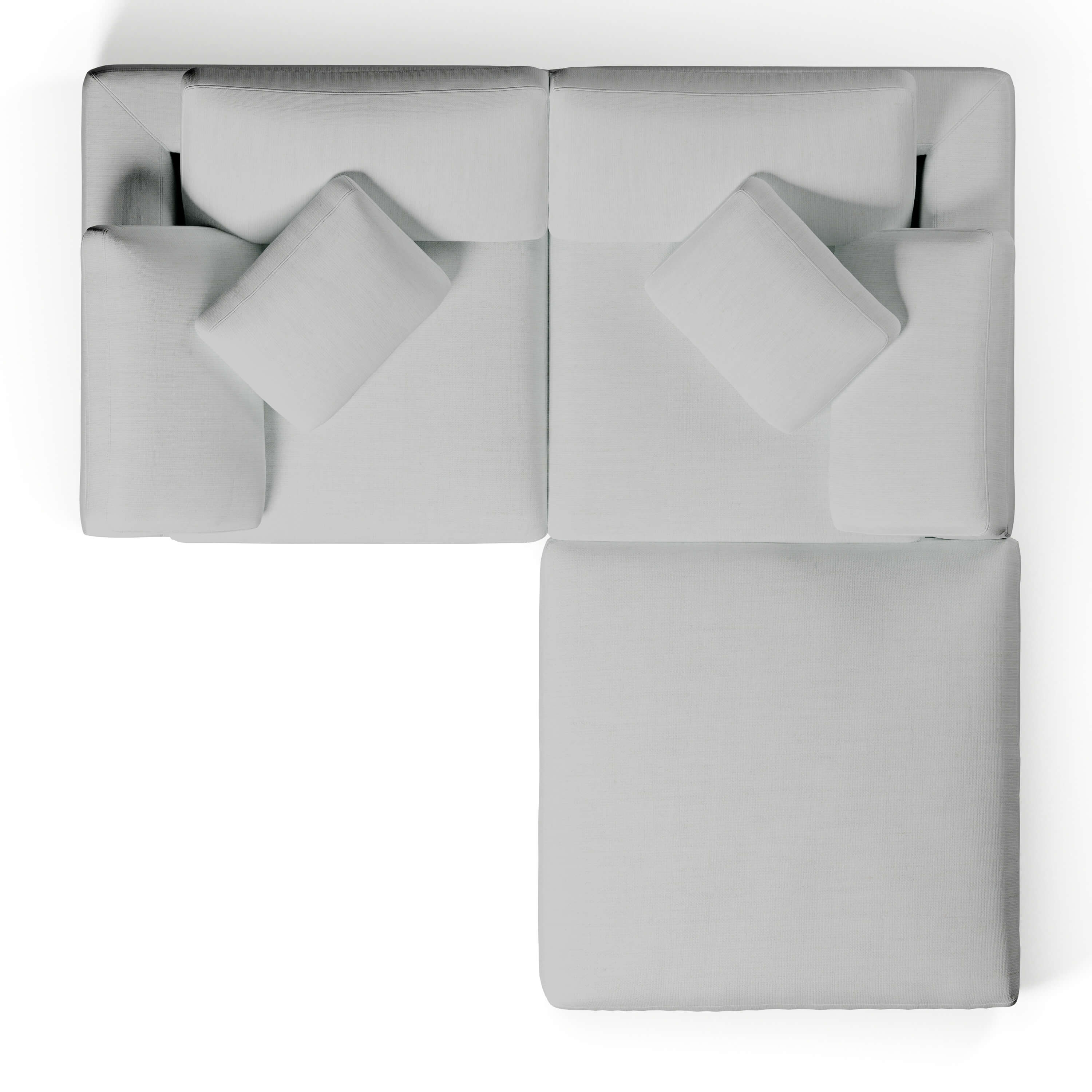 Modular Sofa with Ottoman | 2 Seater and Ottoman | Couch Haus