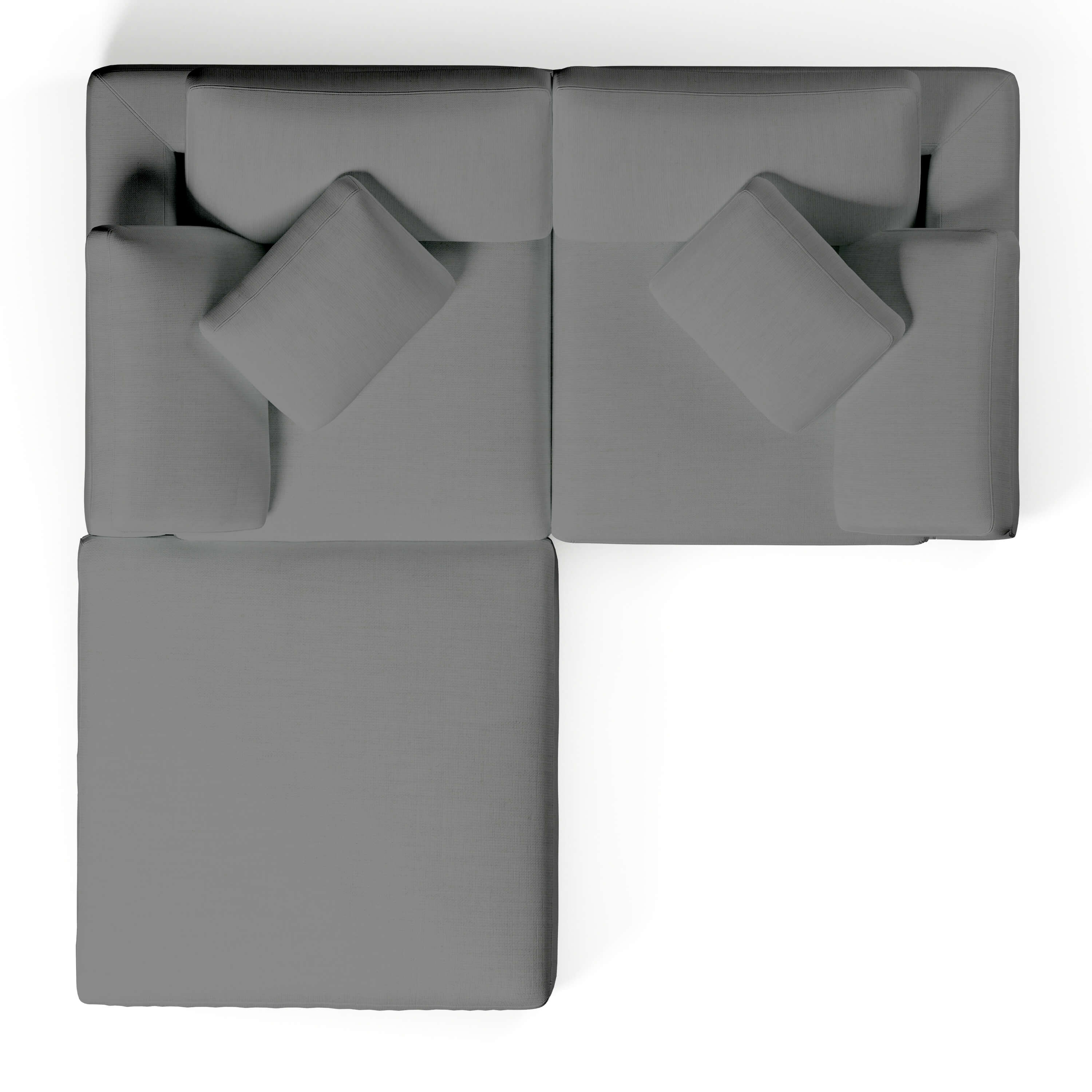 Comfy Modular Sofa - 2-Seater & Ottoman