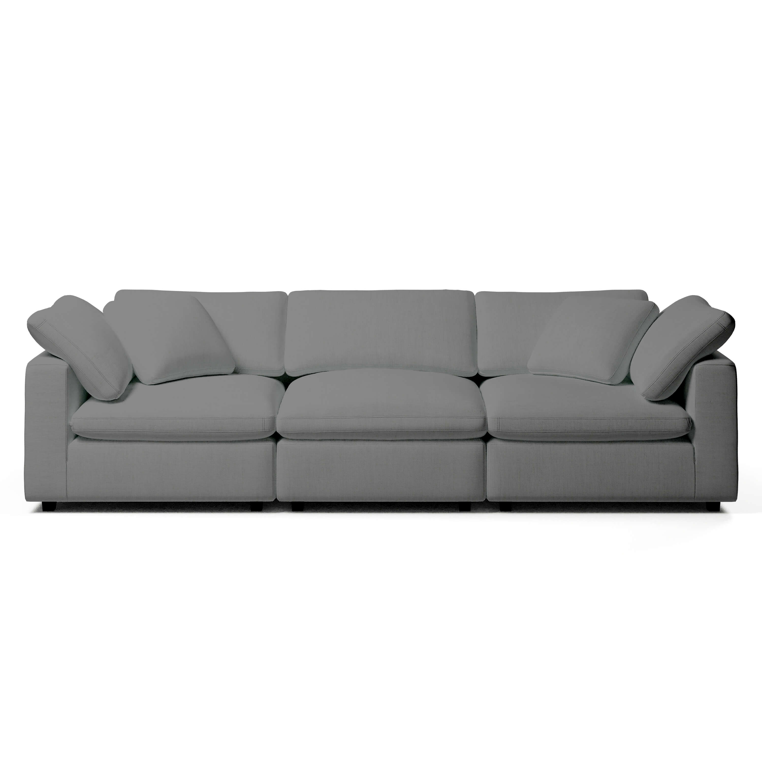 3 Seater White Sofa | Comfy Modular Sofa | Couch Haus