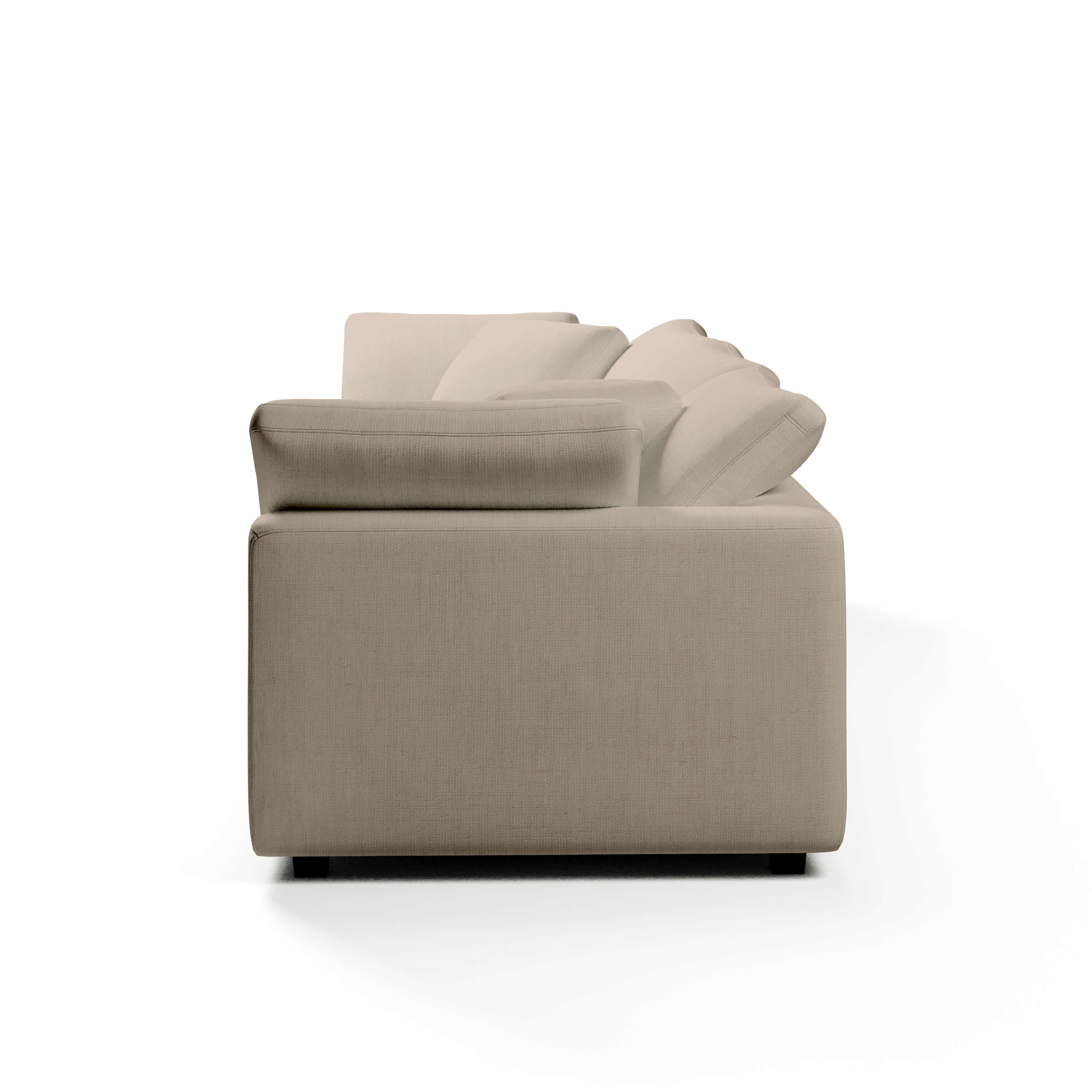 3 Seater White Sofa | Comfy Modular Sofa | Couch Haus