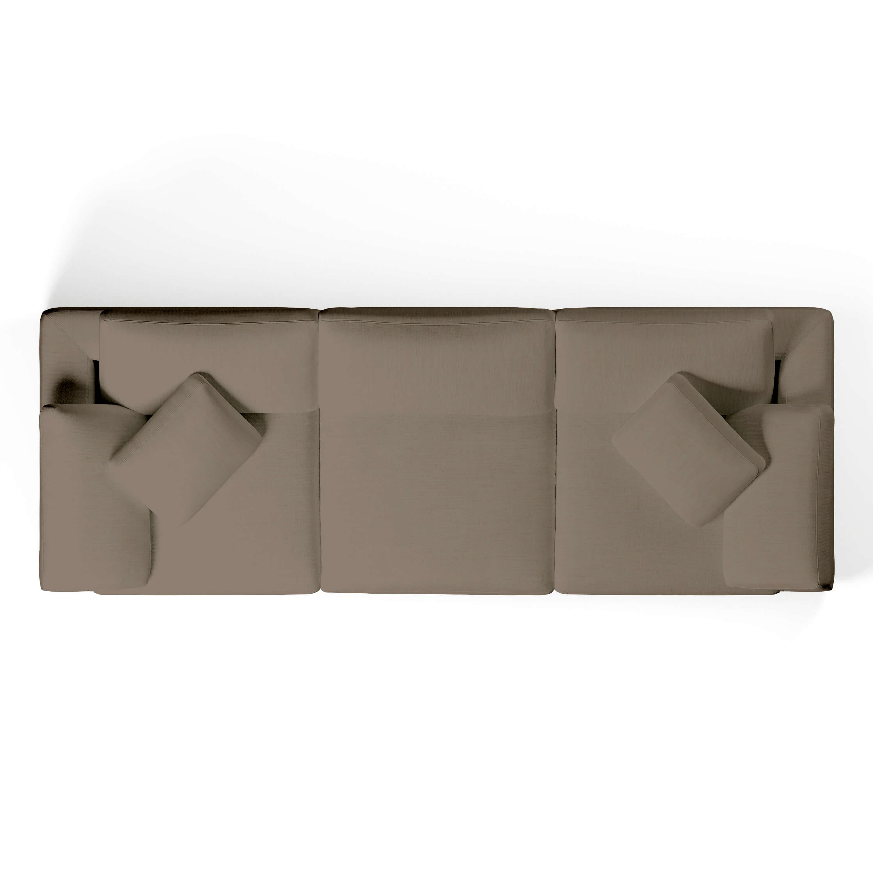 3 Seater White Sofa | Comfy Modular Sofa | Couch Haus