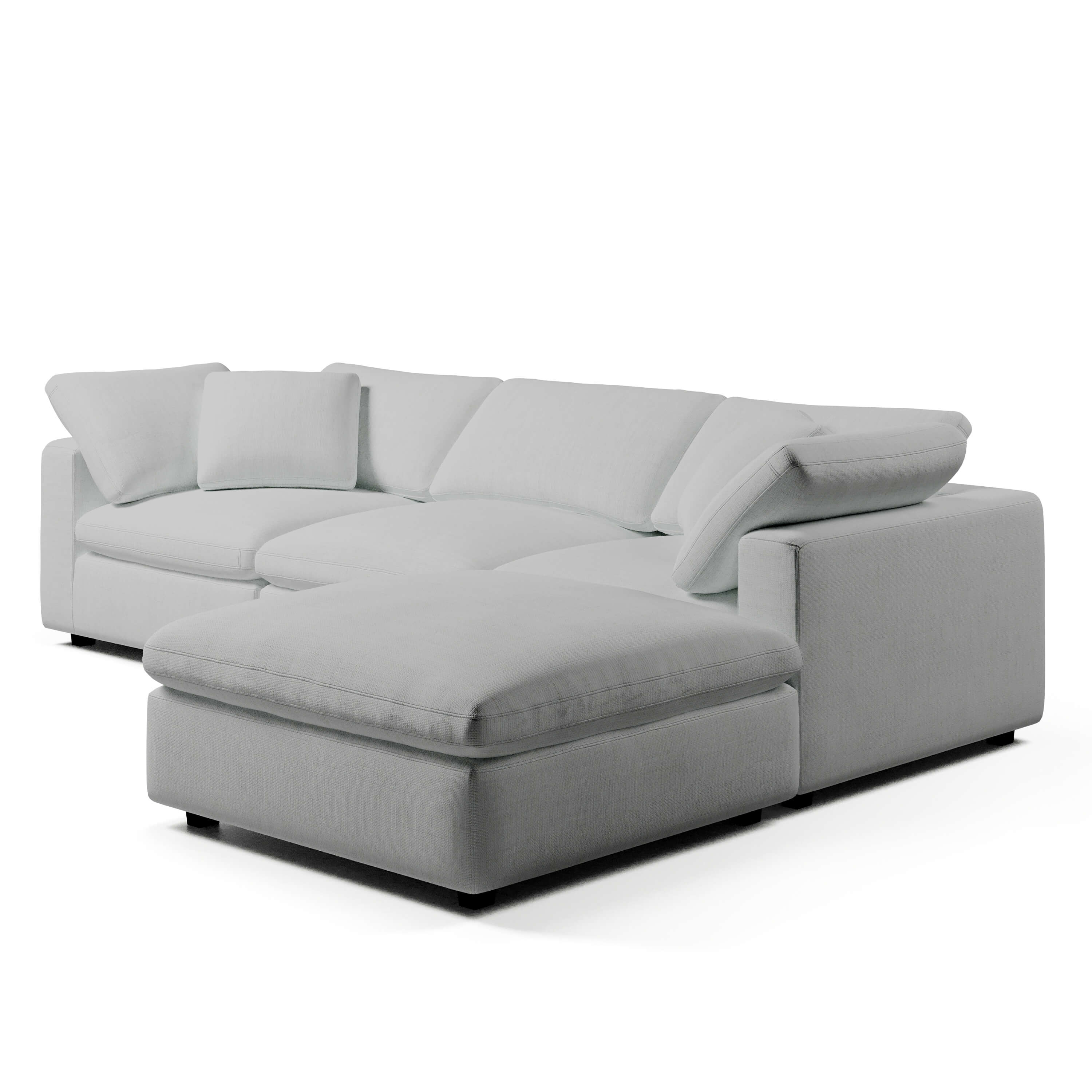 Modular Sofa Canada | 3-Seater and Ottoman | Couch Haus