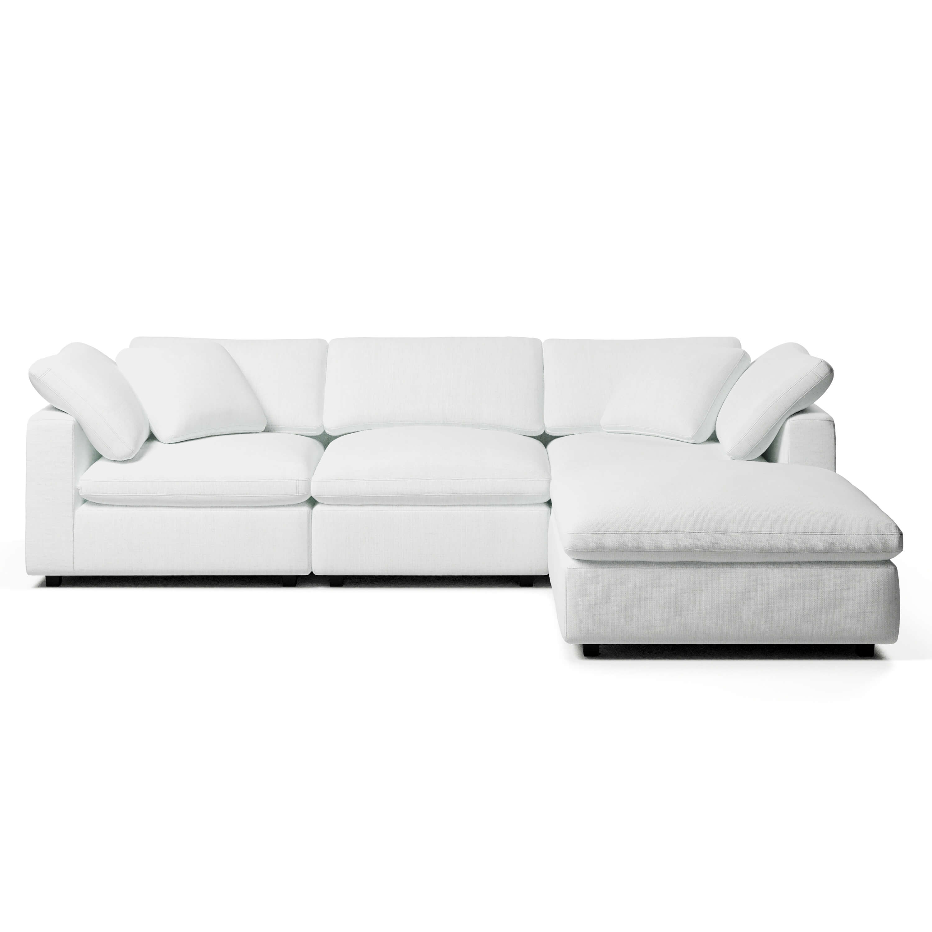 Comfy Modular Sofa - 3-Seater & Ottoman