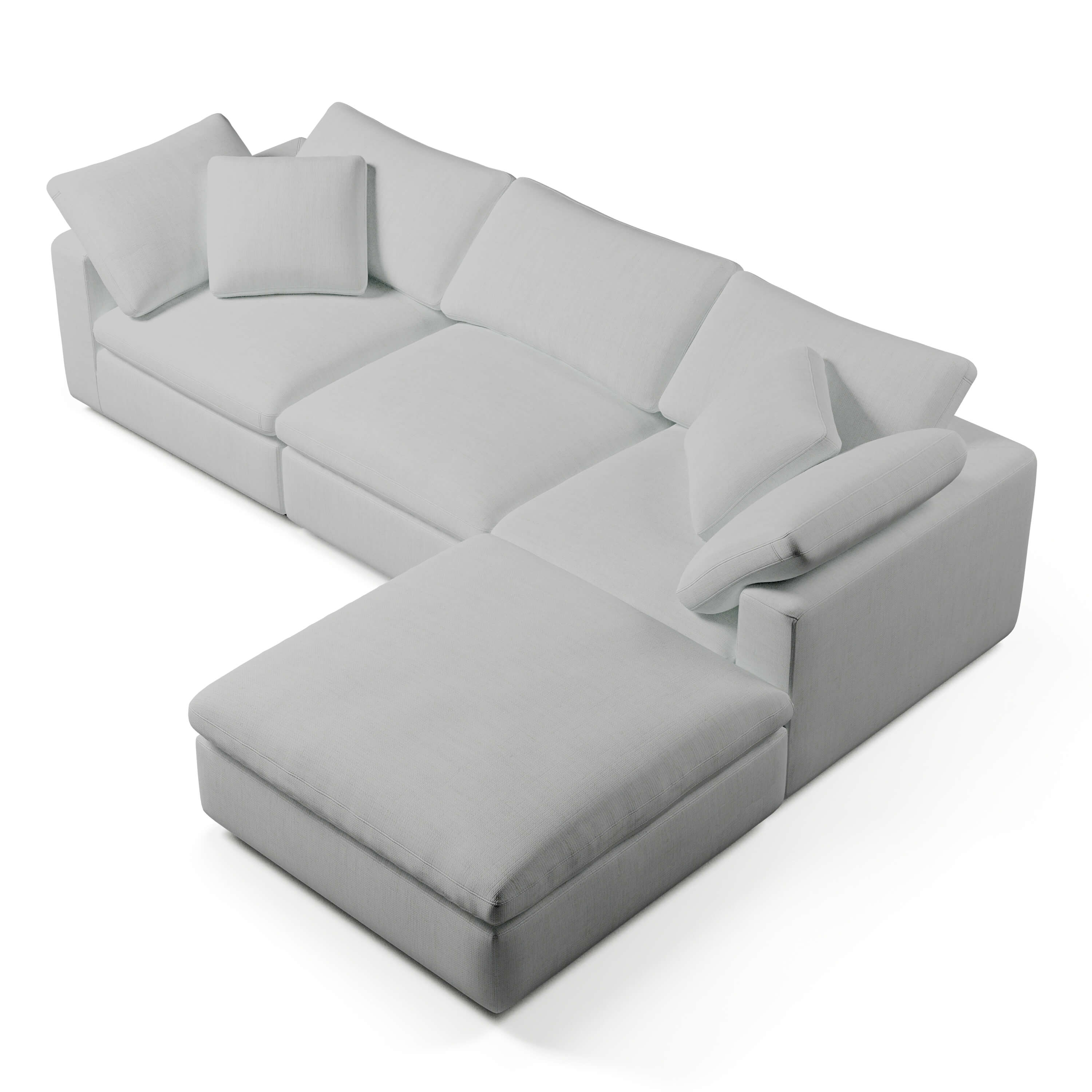 Modular Sofa Canada | 3-Seater and Ottoman | Couch Haus