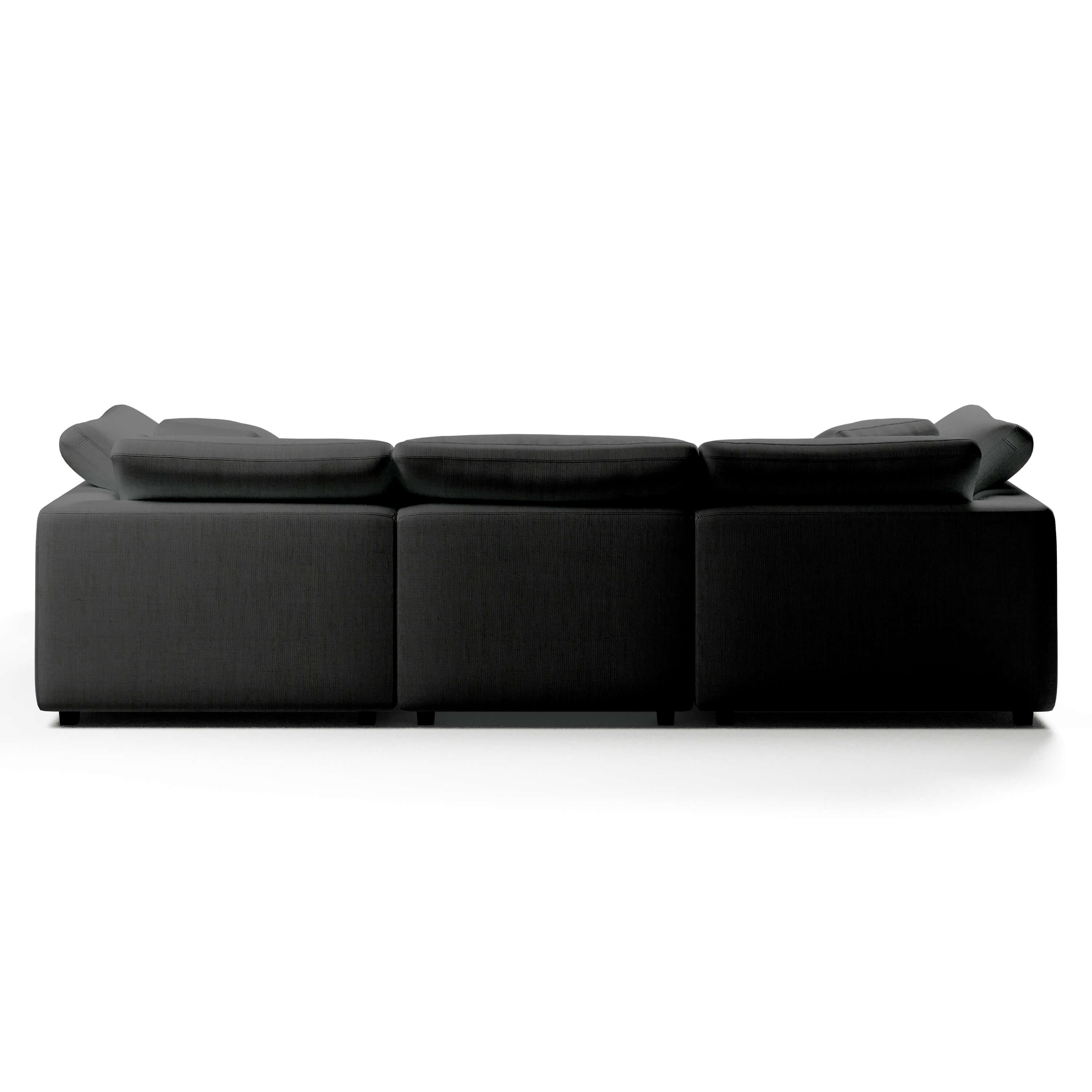 Comfy Modular Sofa - 3-Seater & Ottoman