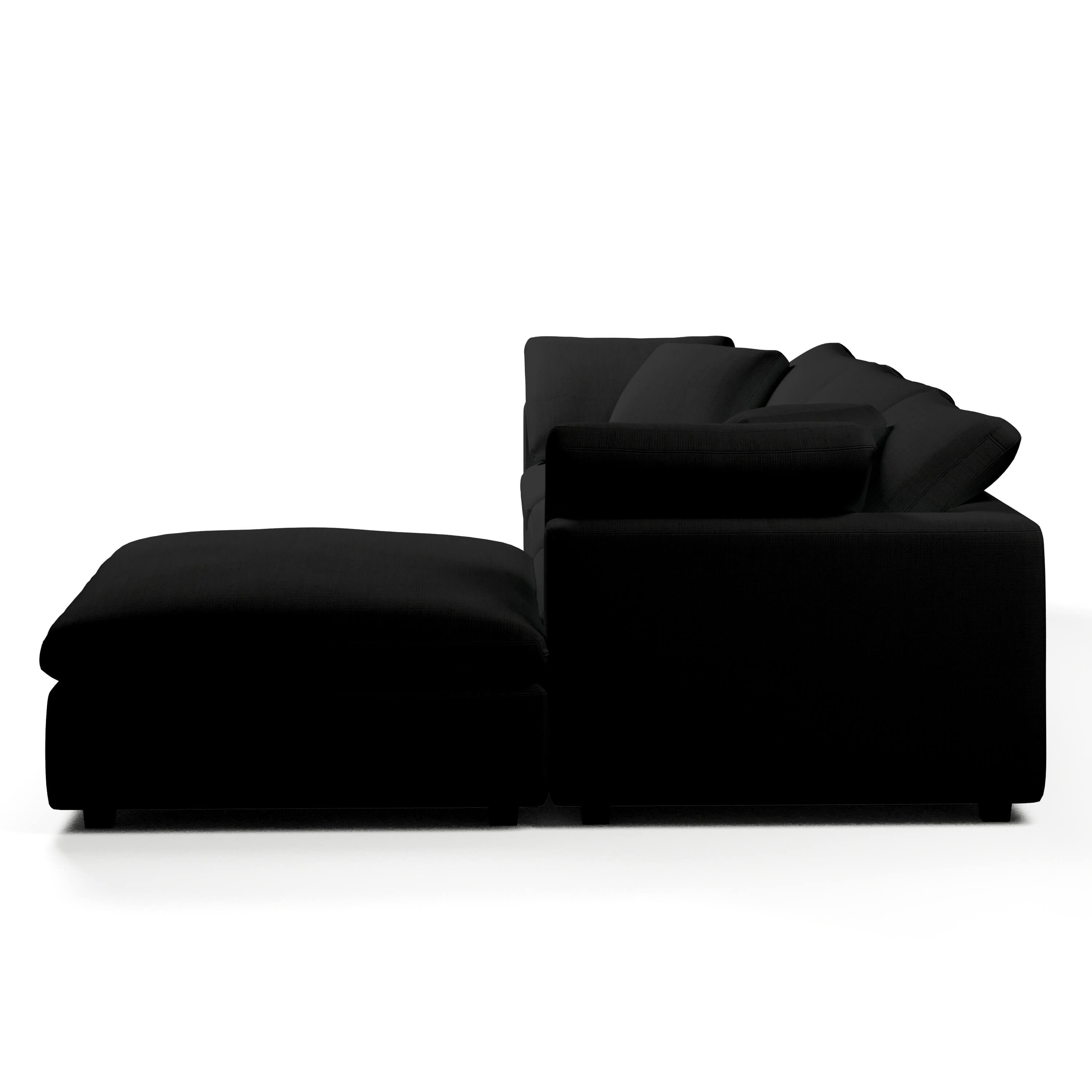 Comfy Modular Sofa - 3-Seater & Ottoman