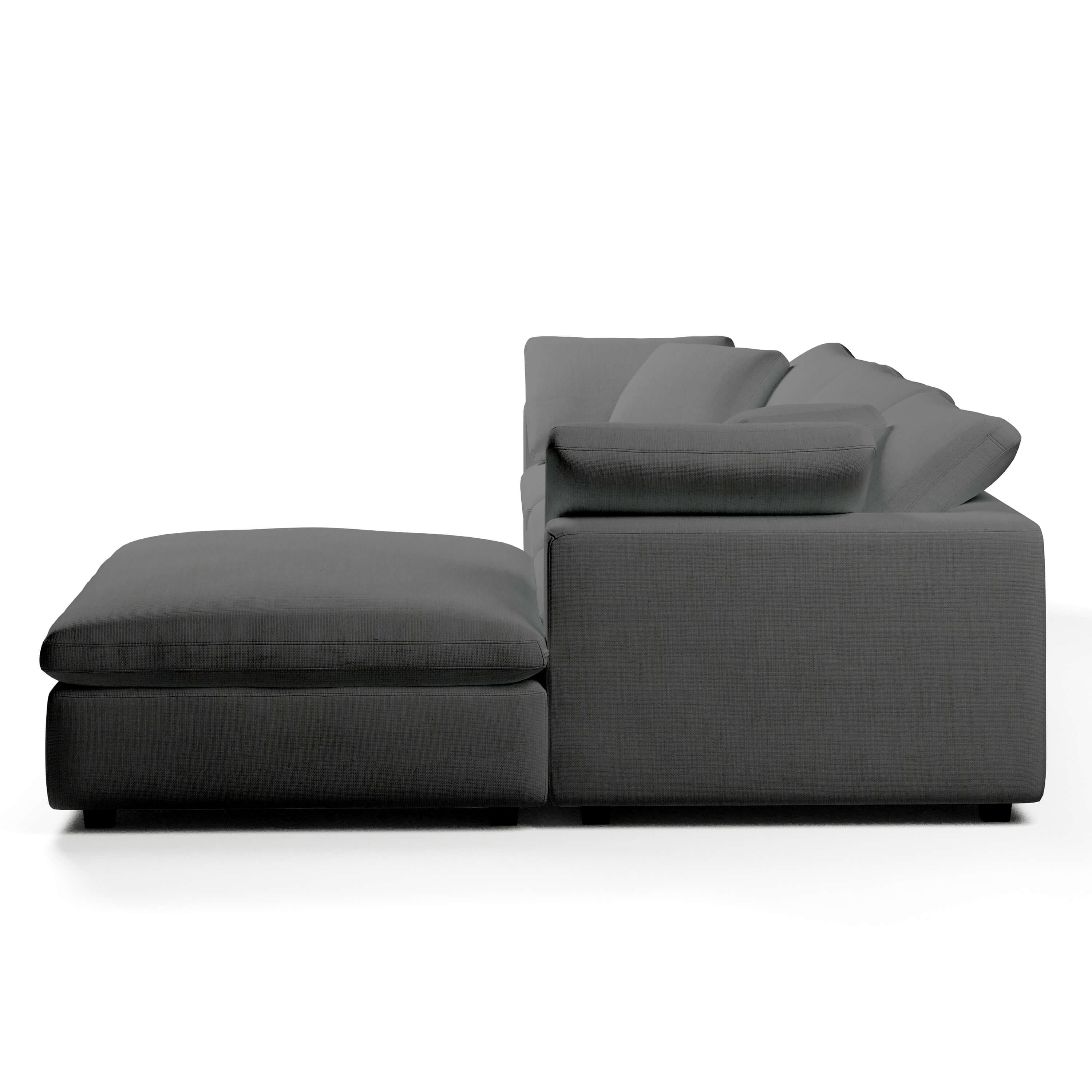 Comfy Modular Sofa - 3-Seater & Ottoman