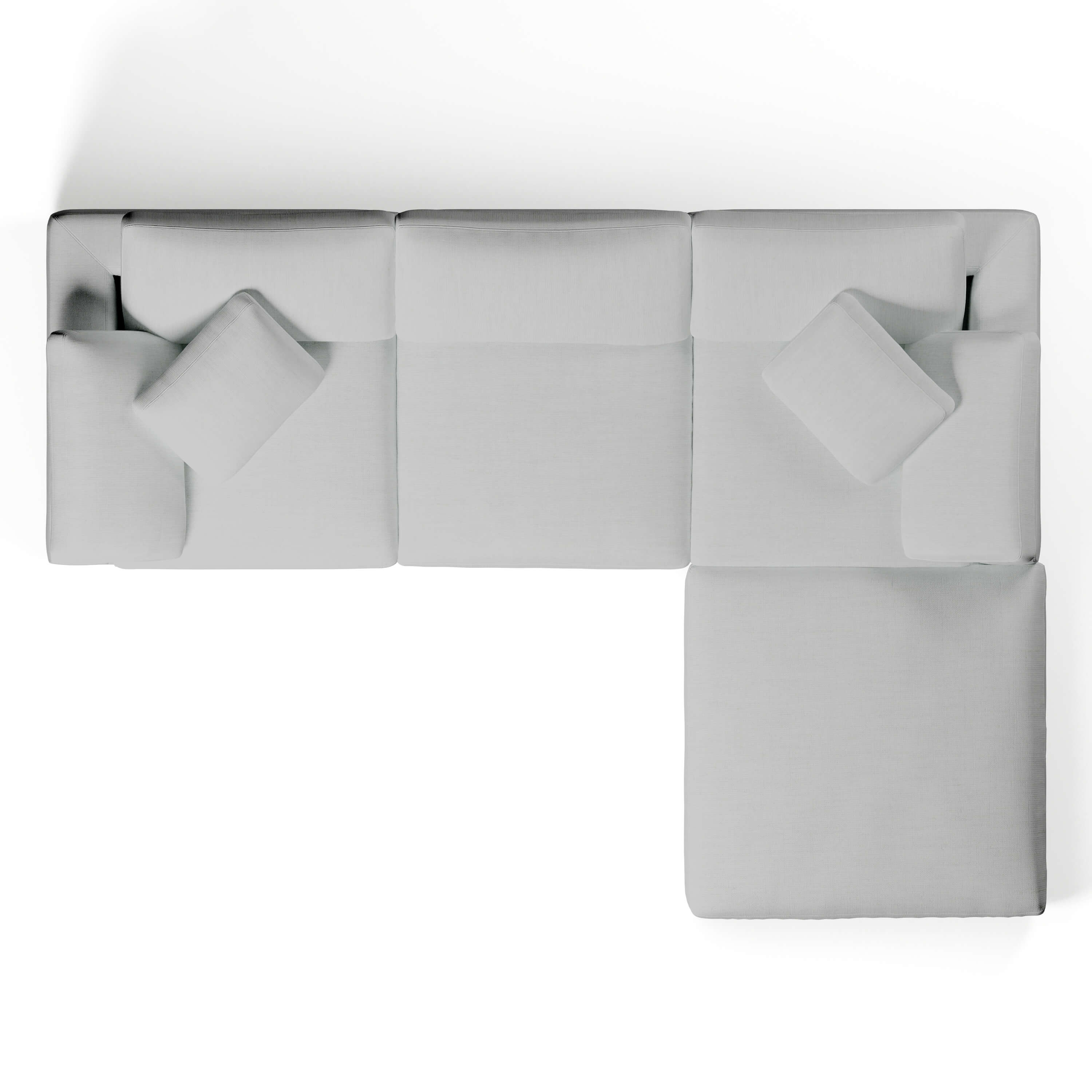 Modular Sofa Canada | 3-Seater and Ottoman | Couch Haus