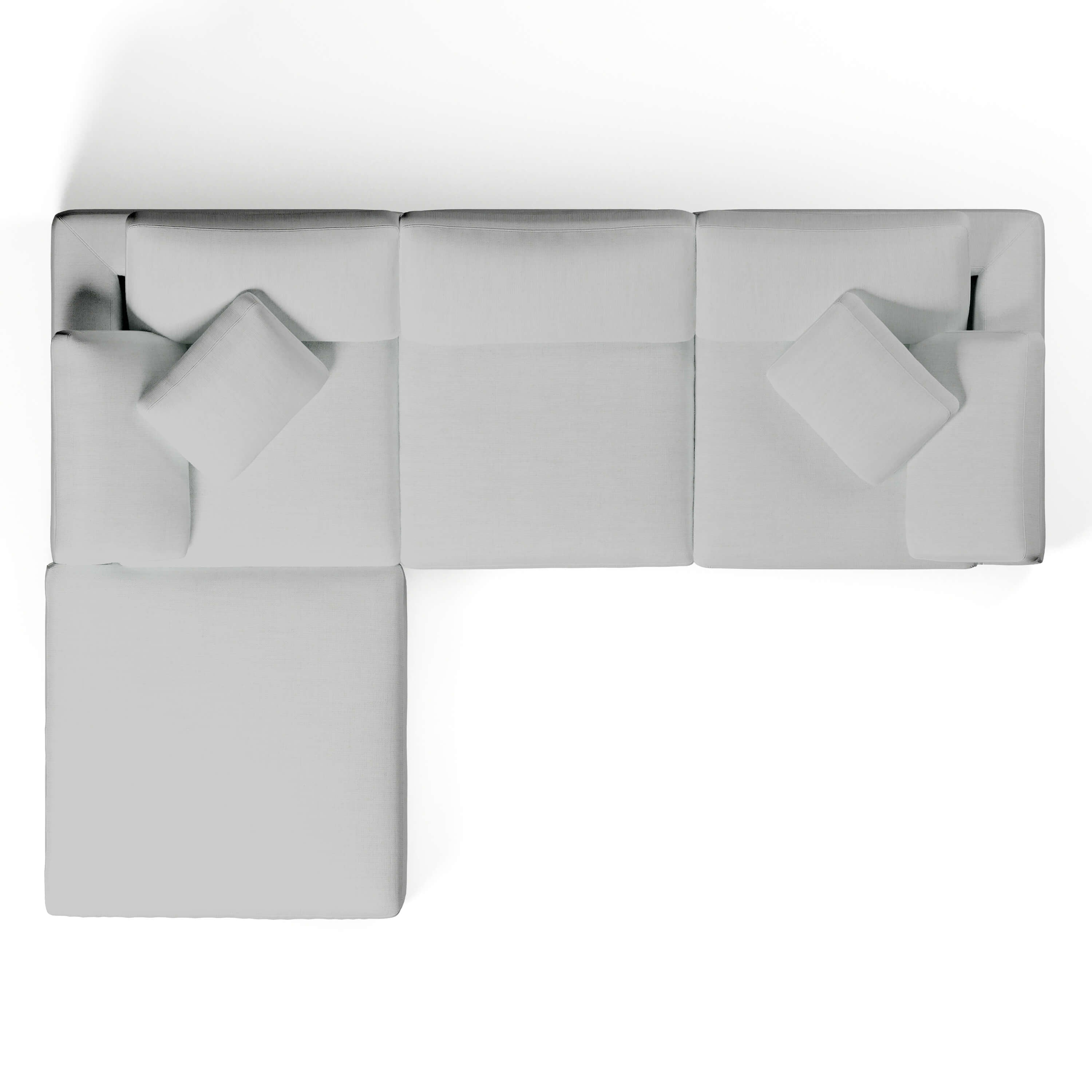 Modular Sofa Canada | 3-Seater and Ottoman | Couch Haus