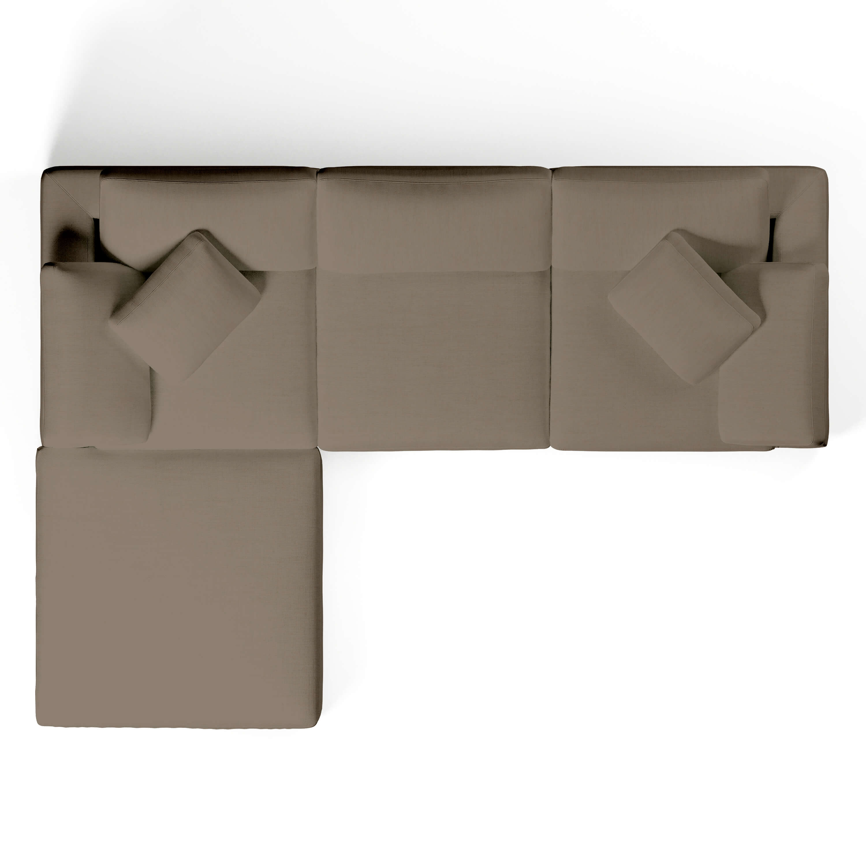 Comfy Modular Sofa - 3-Seater & Ottoman