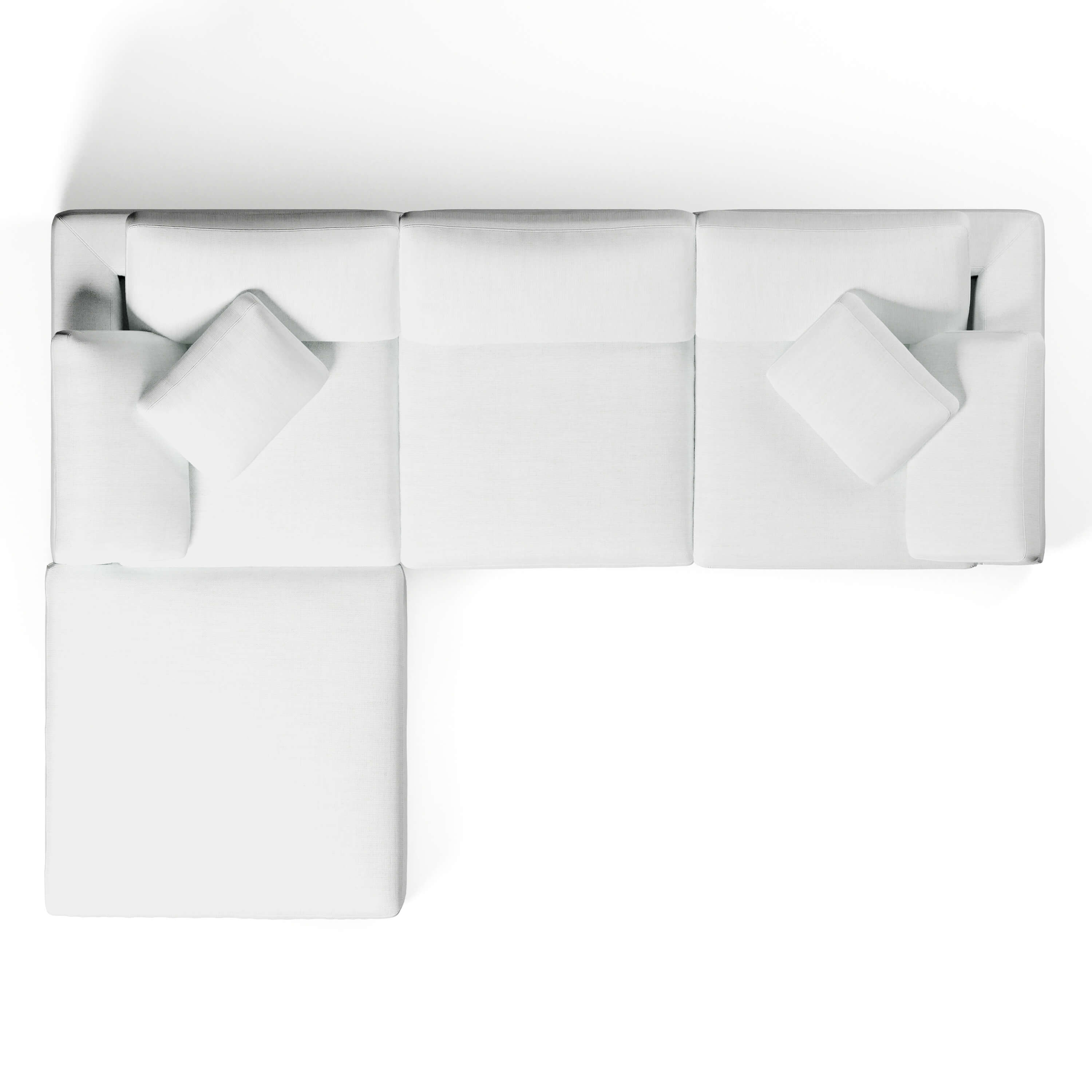 Modular Sofa Canada | 3-Seater and Ottoman | Couch Haus