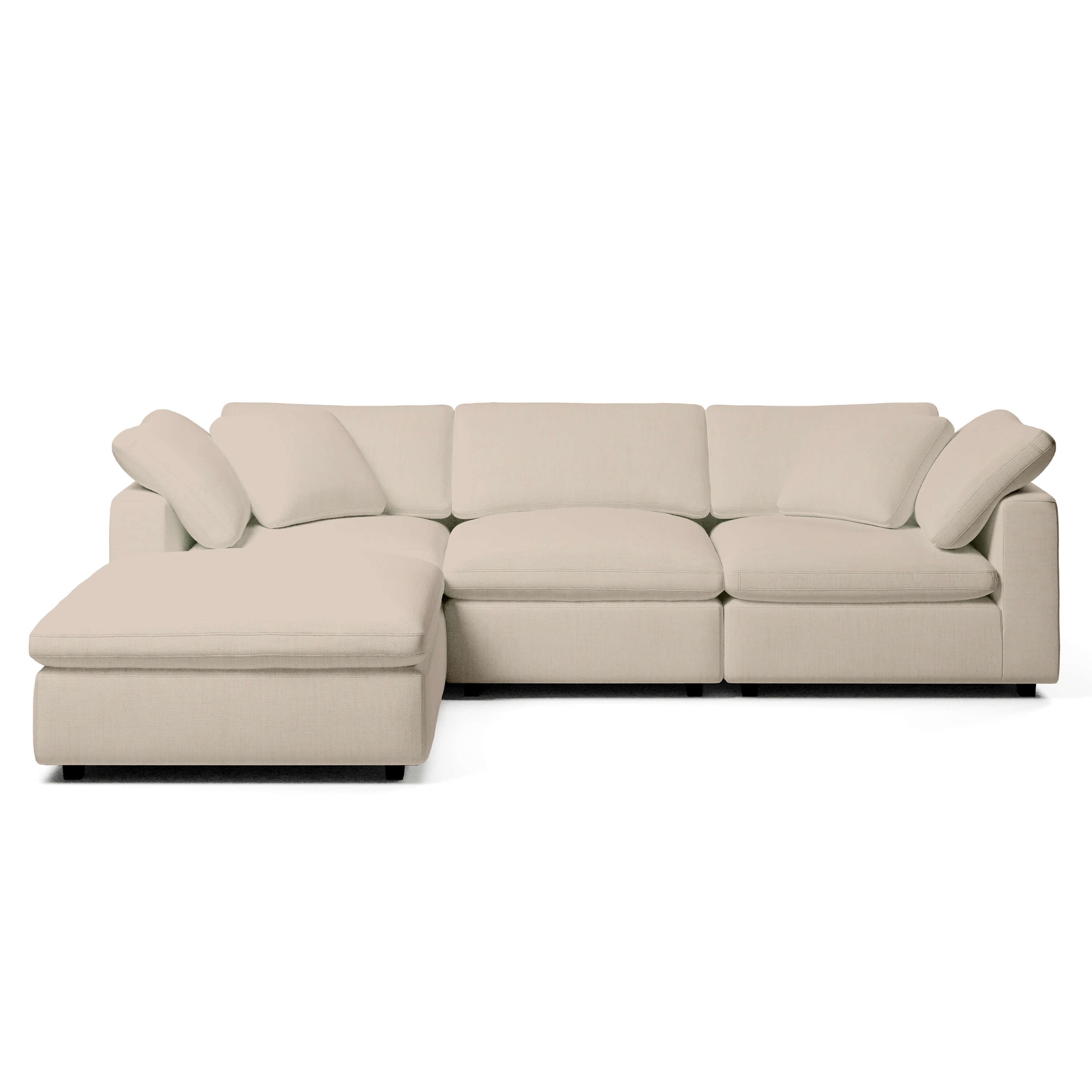 Modular Sofa Canada | 3-Seater and Ottoman | Couch Haus